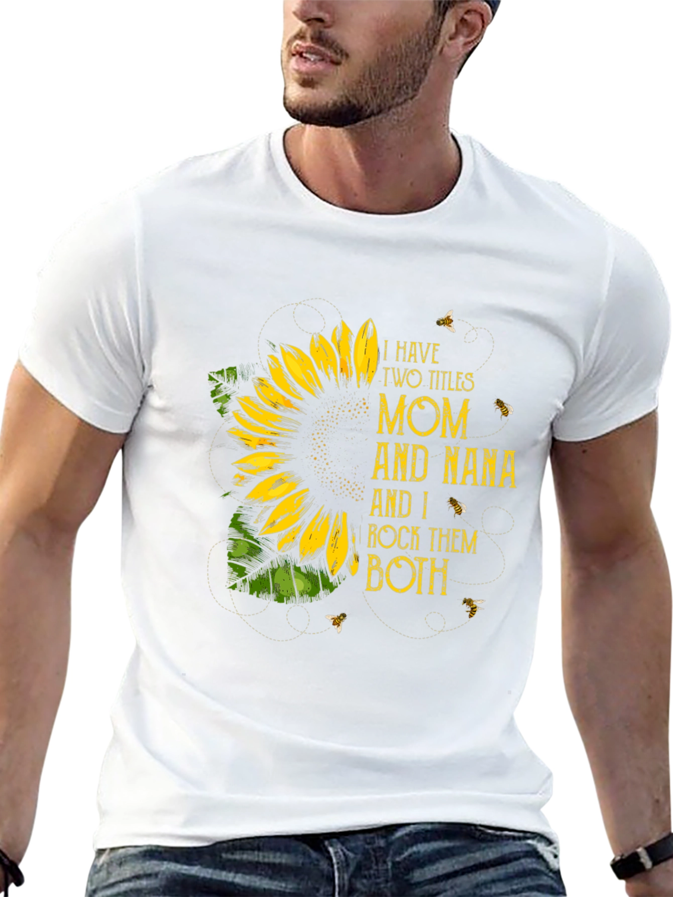 Mom and Nana Sunflower Graphic Tee