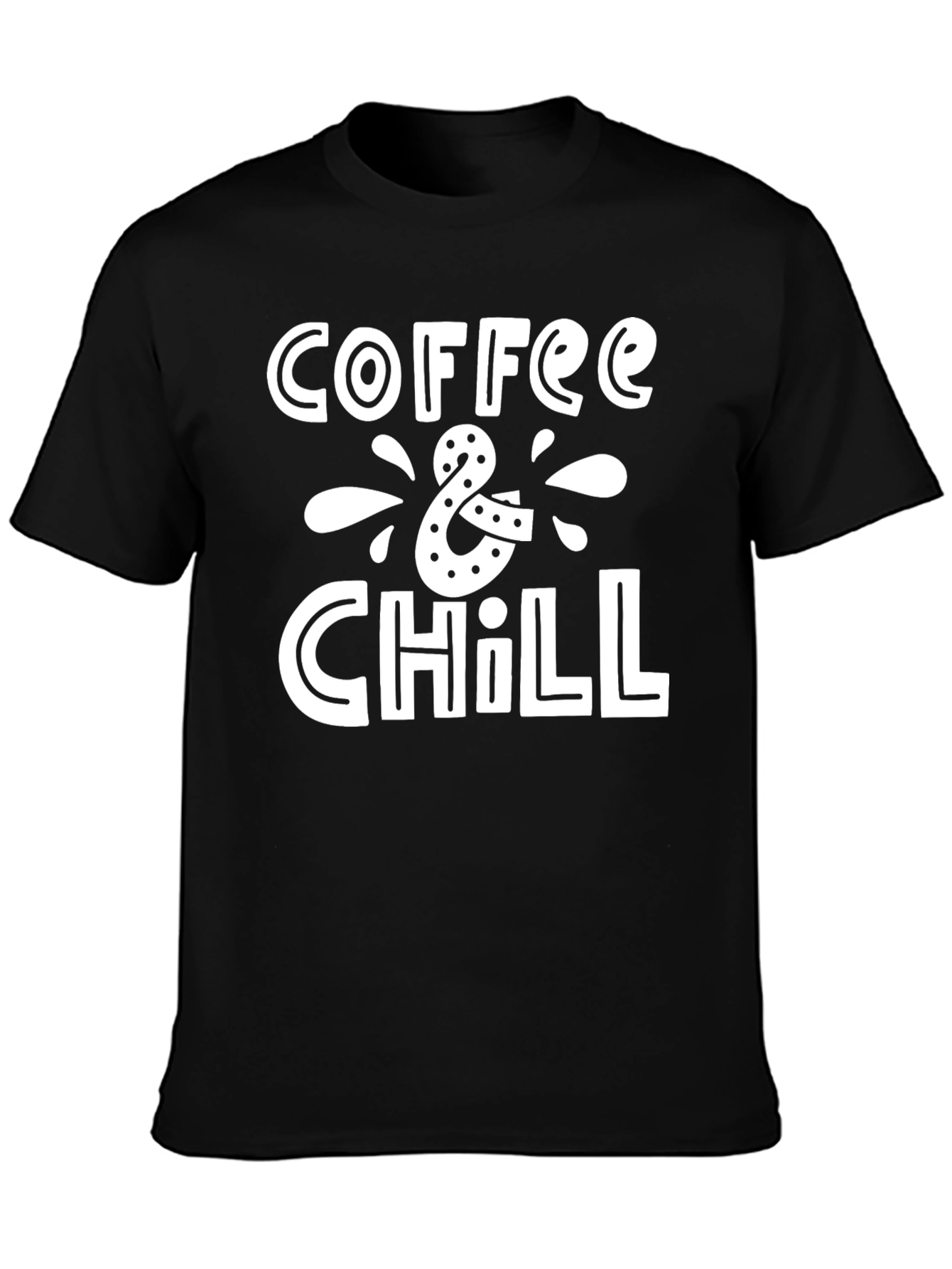 Coffee & Chill Graphic Tee - Relaxed Comfort