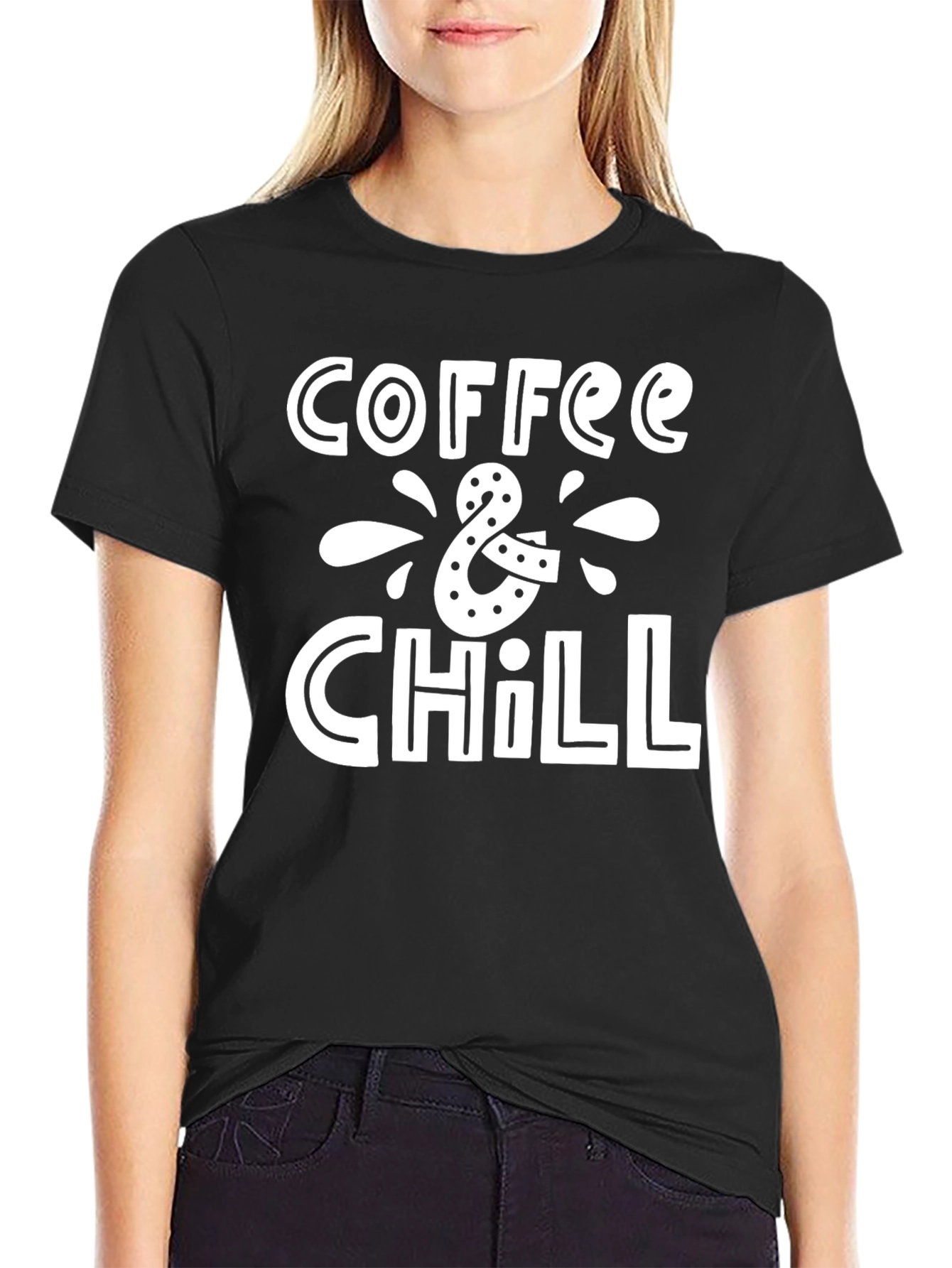 Coffee & Chill Graphic Tee - Relaxed Comfort
