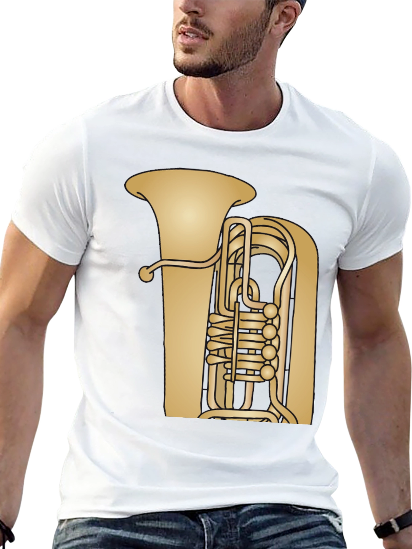 Tuba Graphic T-Shirt - Music Lover Apparel
