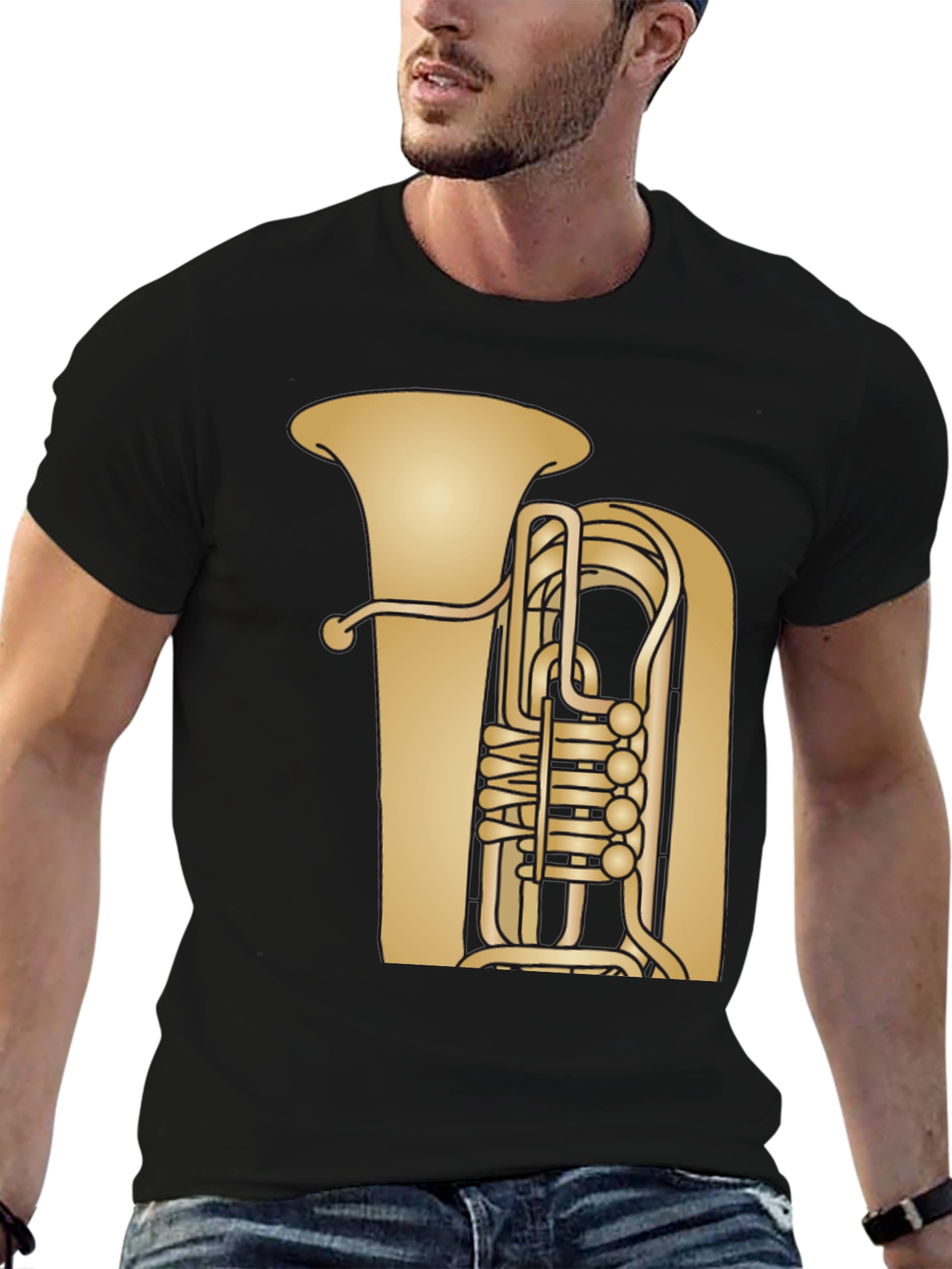 Tuba Graphic T-Shirt - Music Lover Apparel