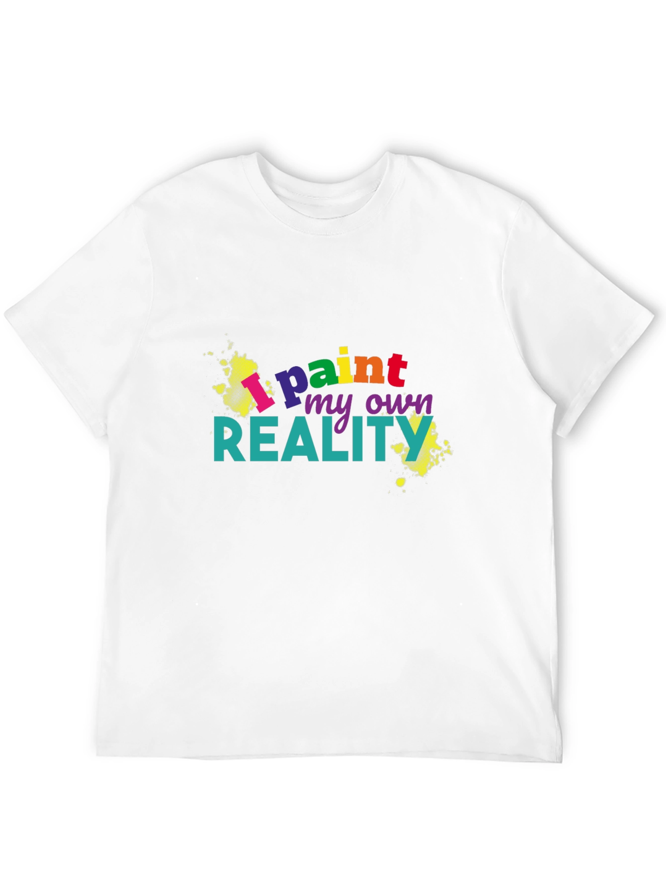 I Paint My Own Reality Black Graphic T-Shirt
