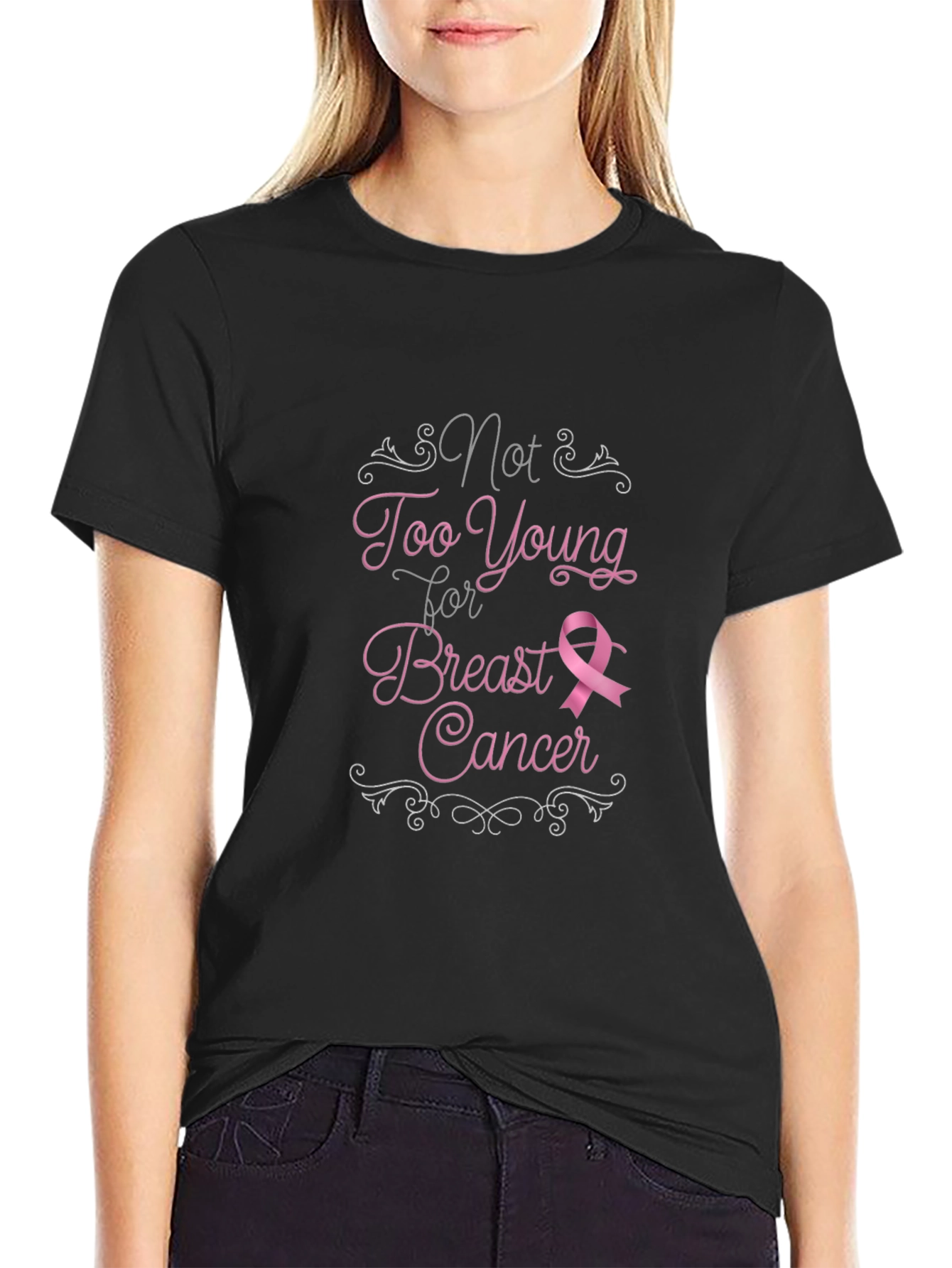 Breast Cancer Awareness T-Shirt - Not Too Young