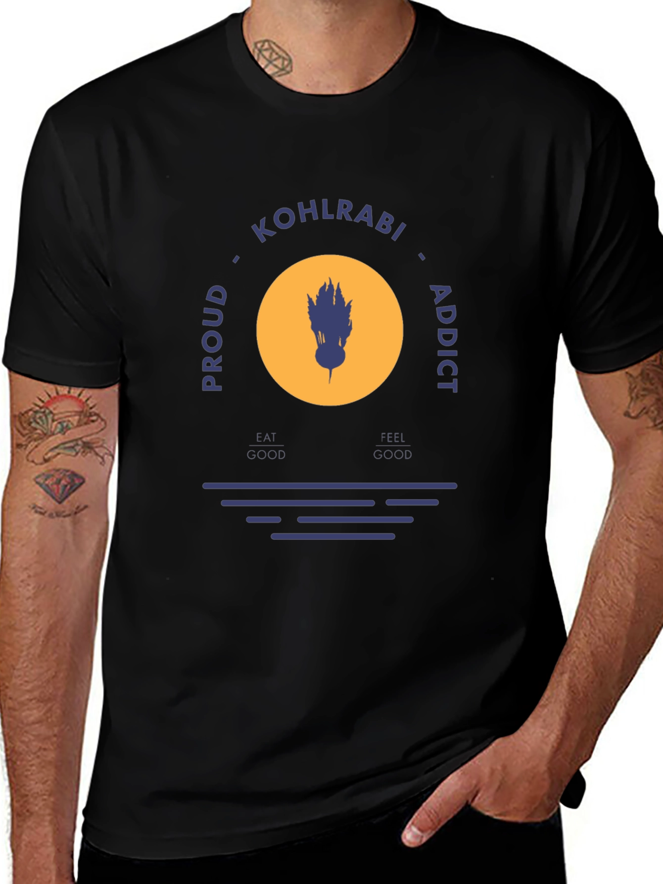 Kohlrabi Addict T-Shirt - Unisex Graphic Tee