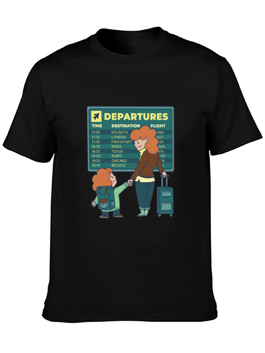 Airport Departures Graphic Tee