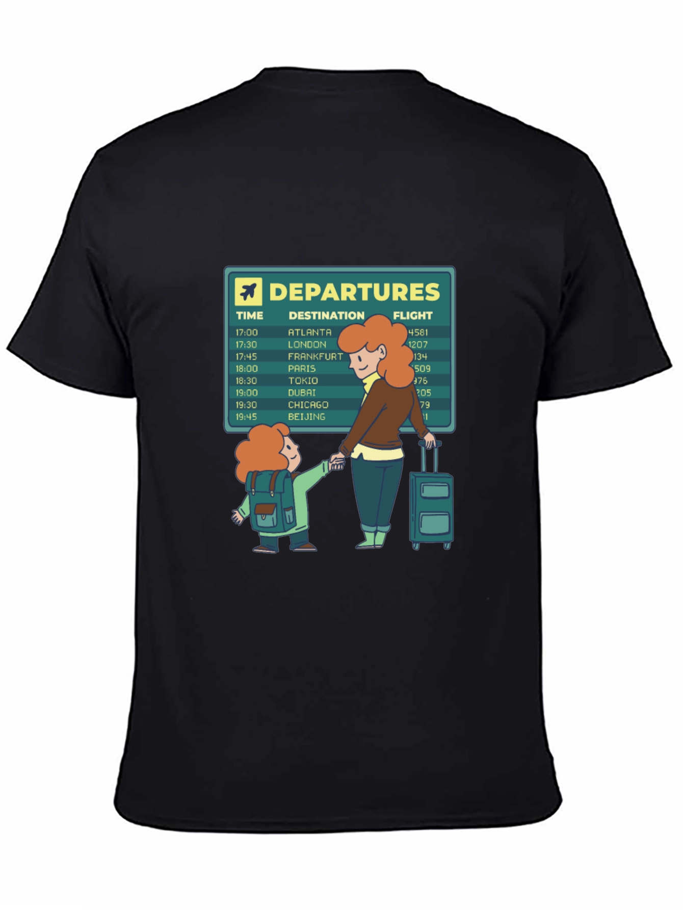 Airport Departures Graphic Tee