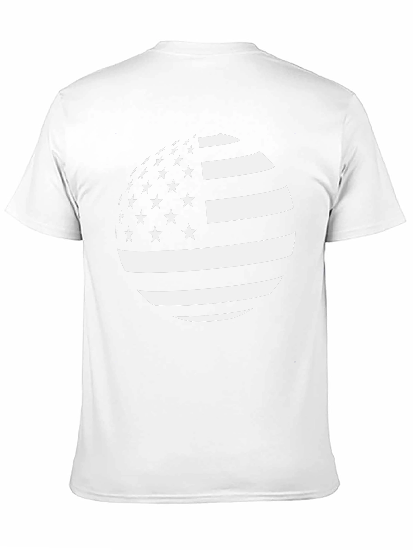 American Flag Sphere Graphic T-Shirt