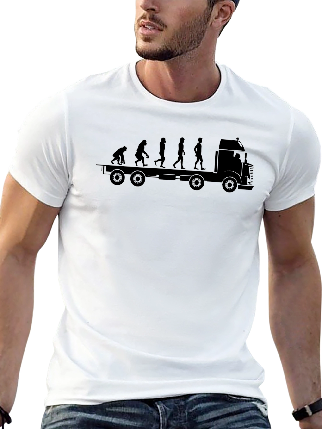 Truck Evolution T-Shirt - Black