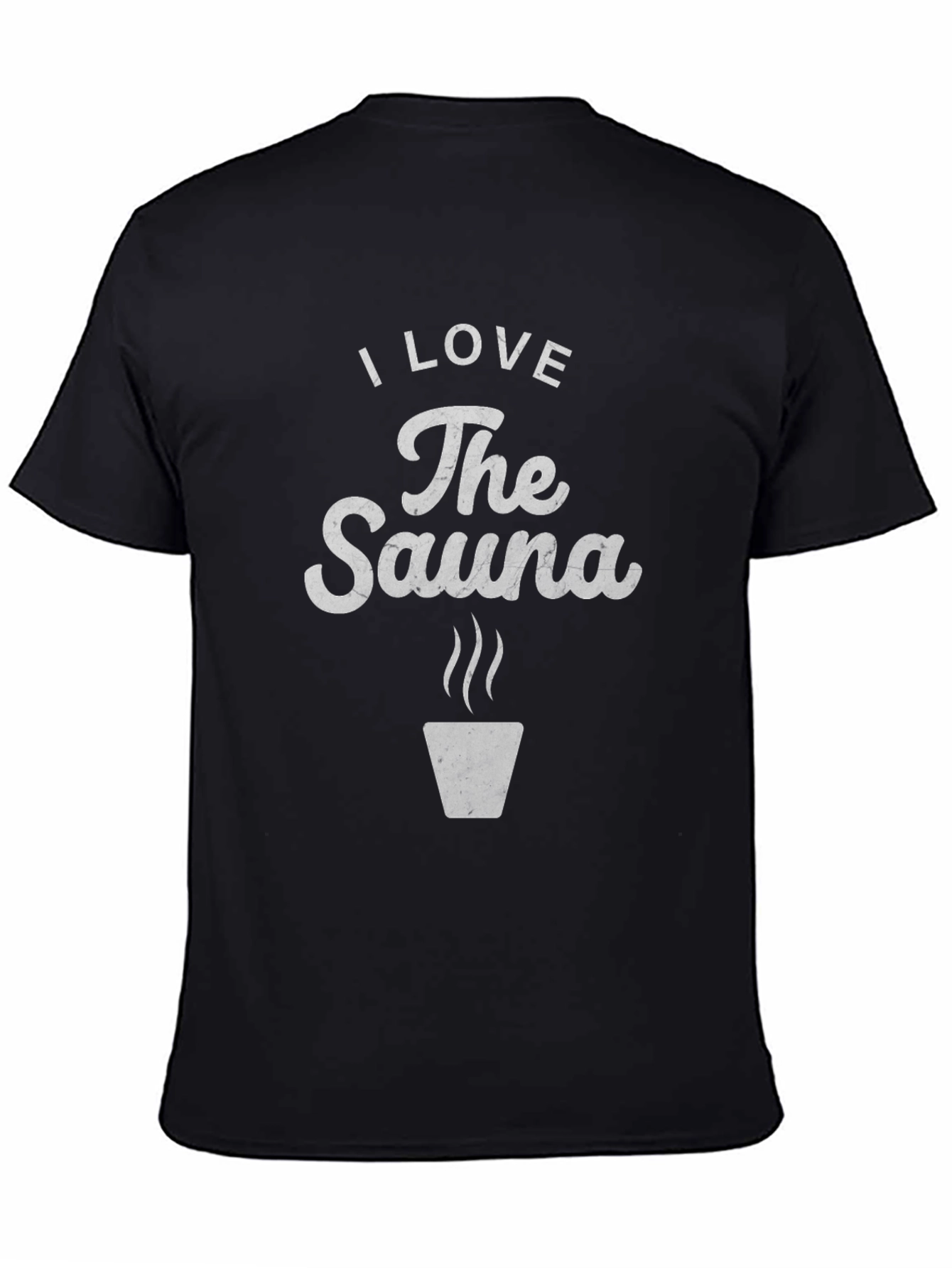 I Love The Sauna Black T-Shirt