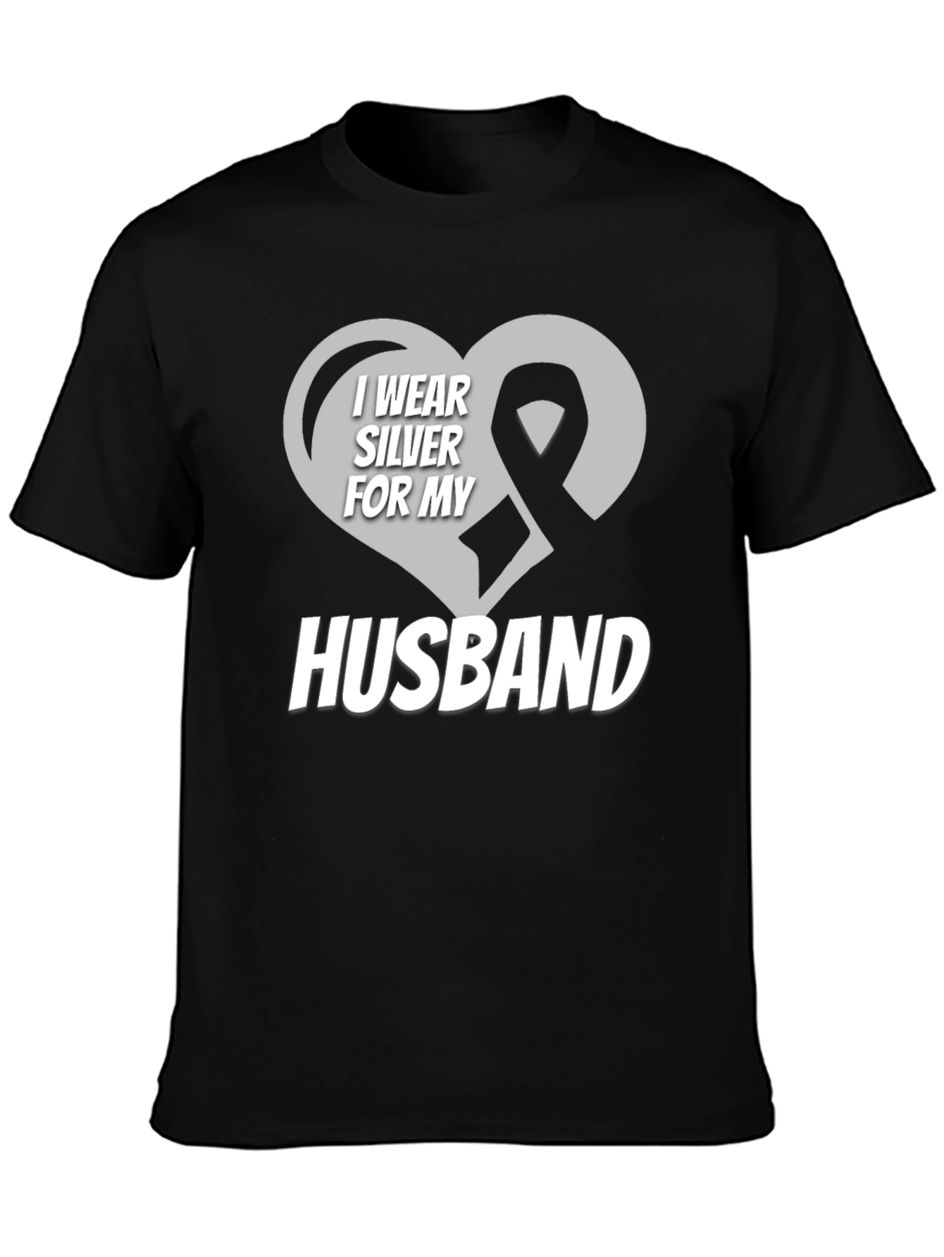 I Wear Silver for My Husband T-Shirt