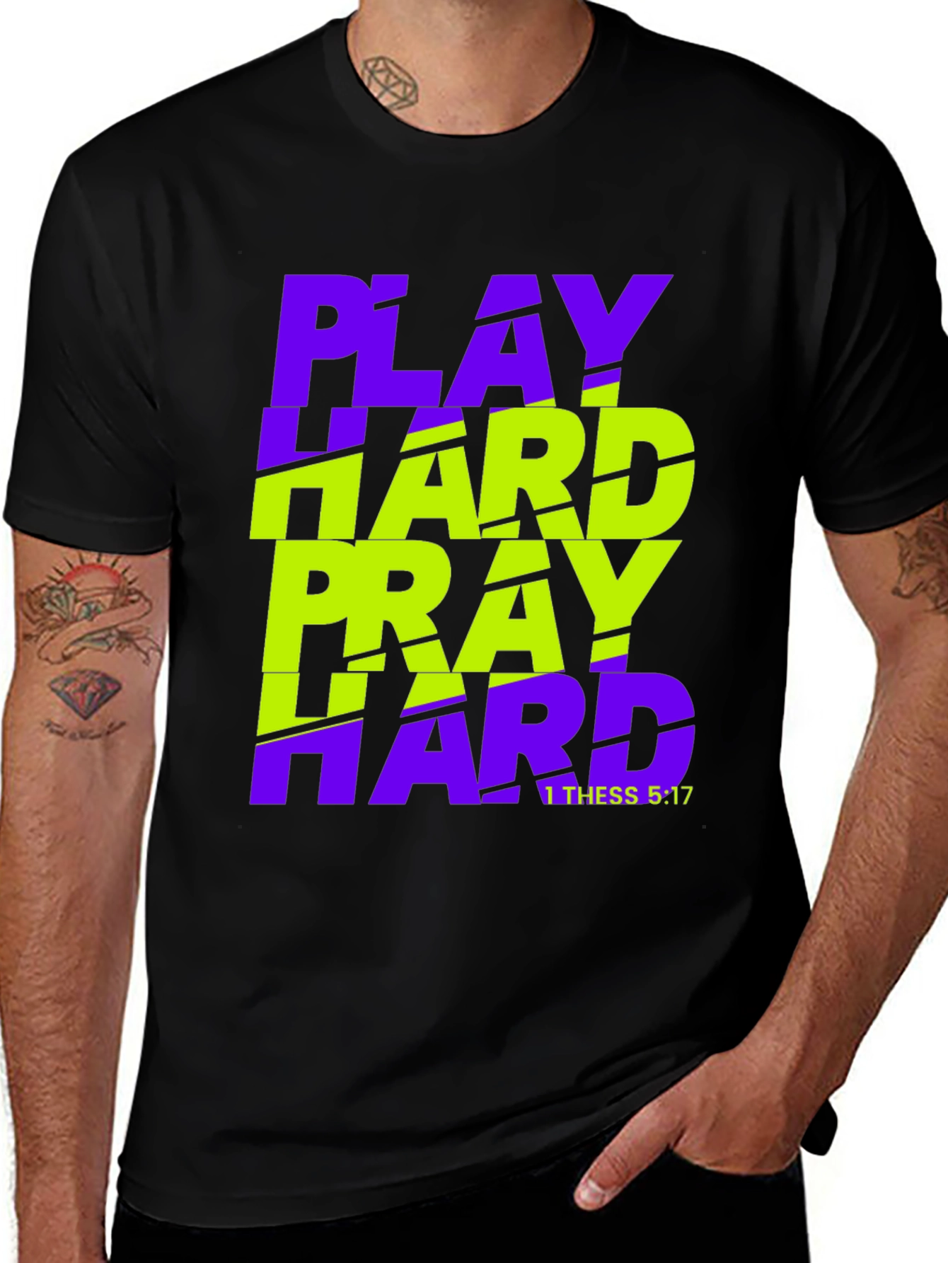 Play Hard Pray Hard Tee