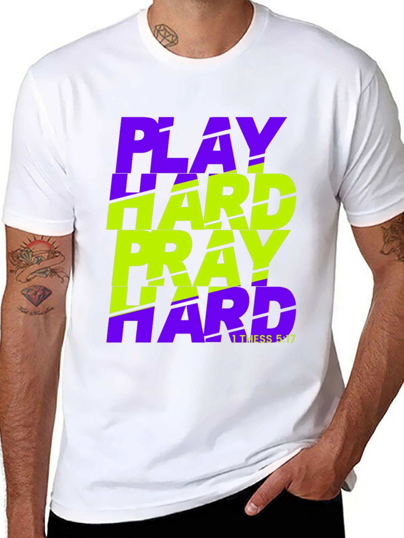 Play Hard Pray Hard Tee