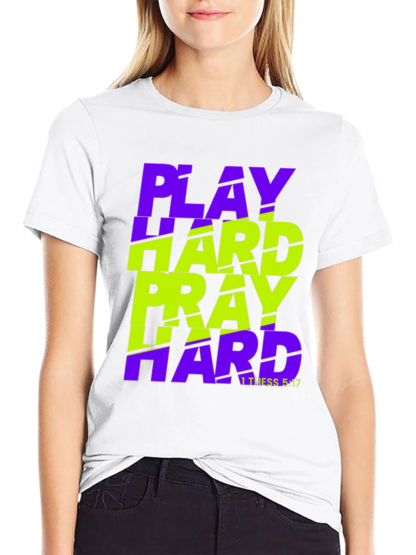 Play Hard Pray Hard Tee