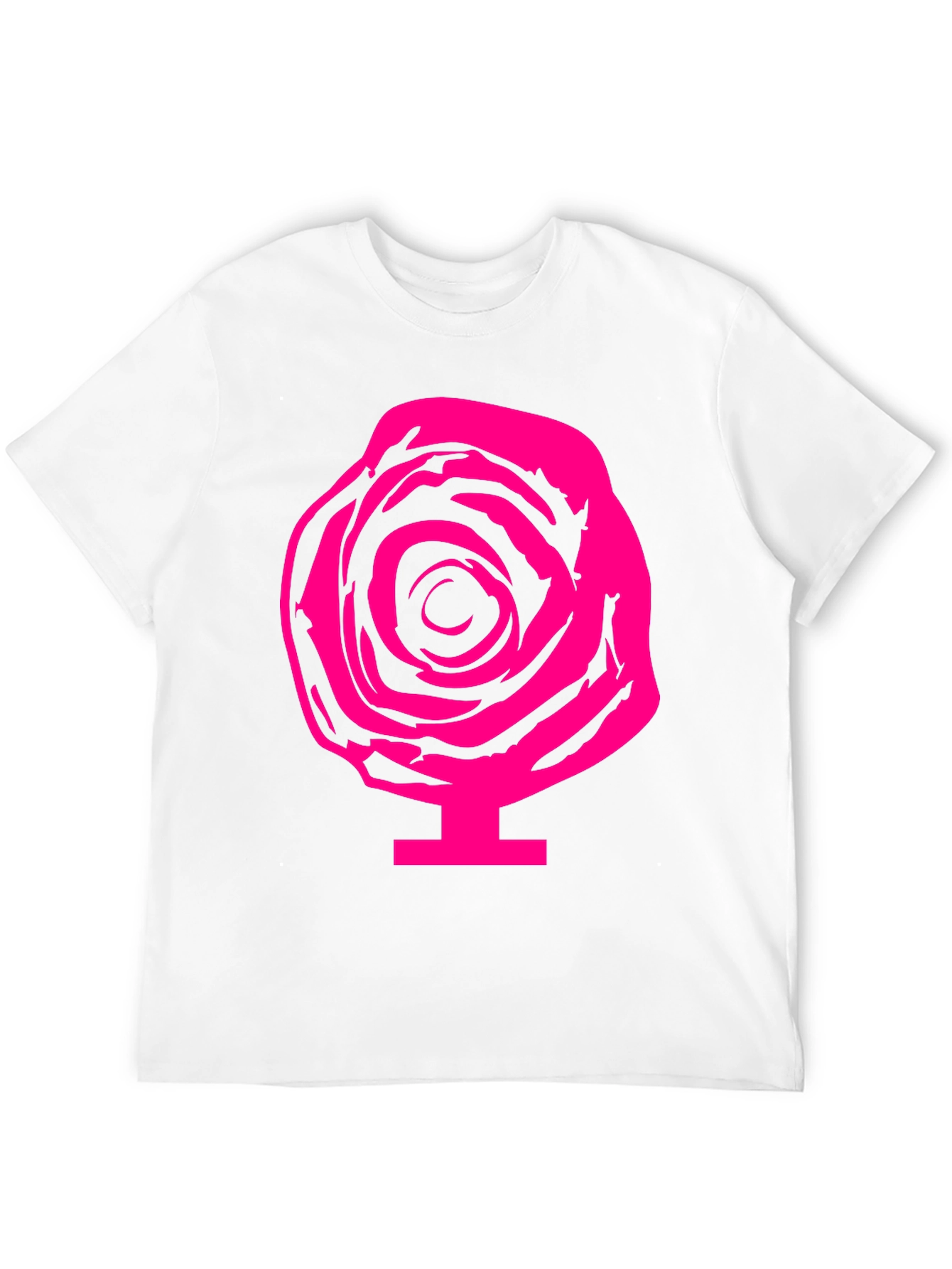 Rose Graphic Tee - Bold & Stylish Black T-Shirt