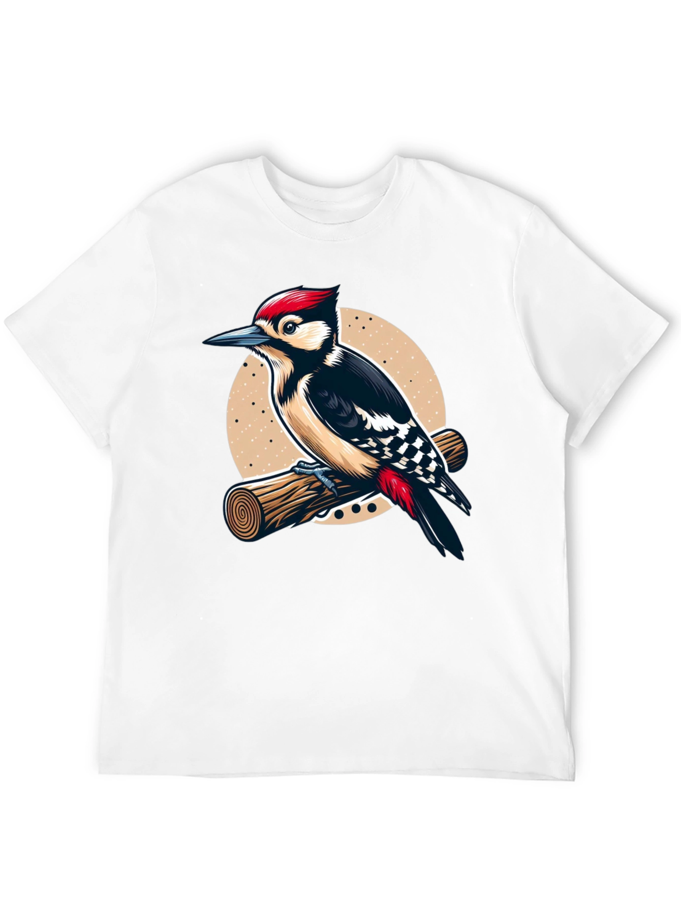 Woodpecker Graphic Tee - Bird Lovers T-Shirt