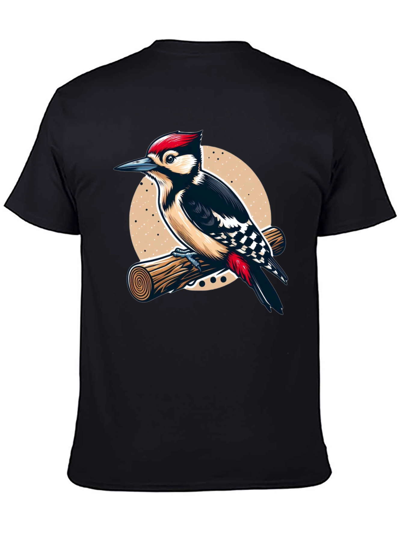 Woodpecker Graphic Tee - Bird Lovers T-Shirt