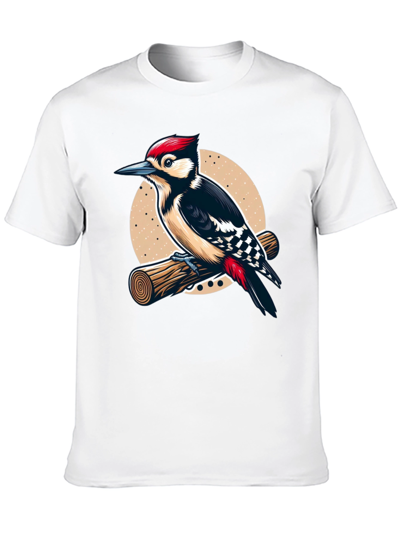 Woodpecker Graphic Tee - Bird Lovers T-Shirt
