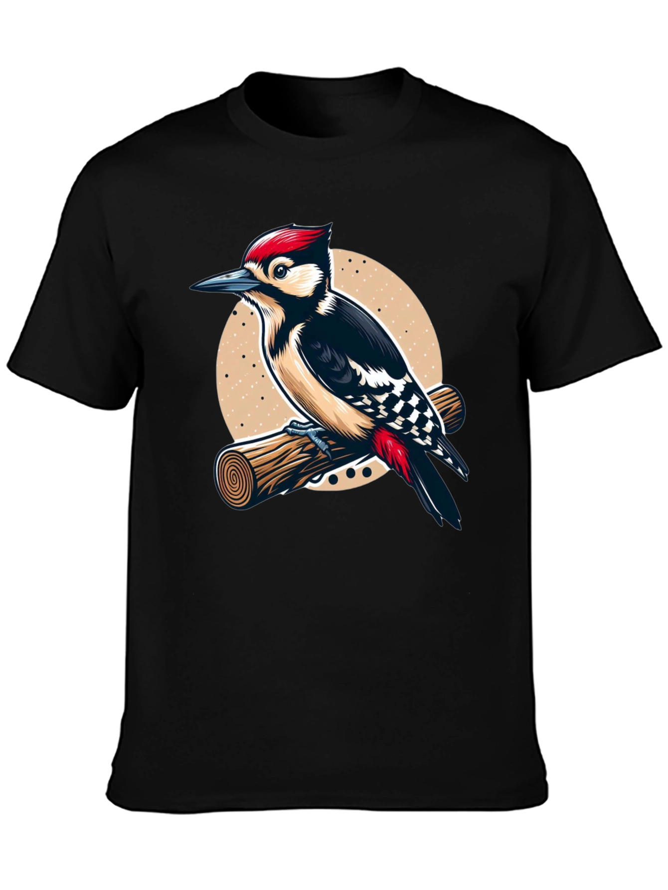 Woodpecker Graphic Tee - Bird Lovers T-Shirt