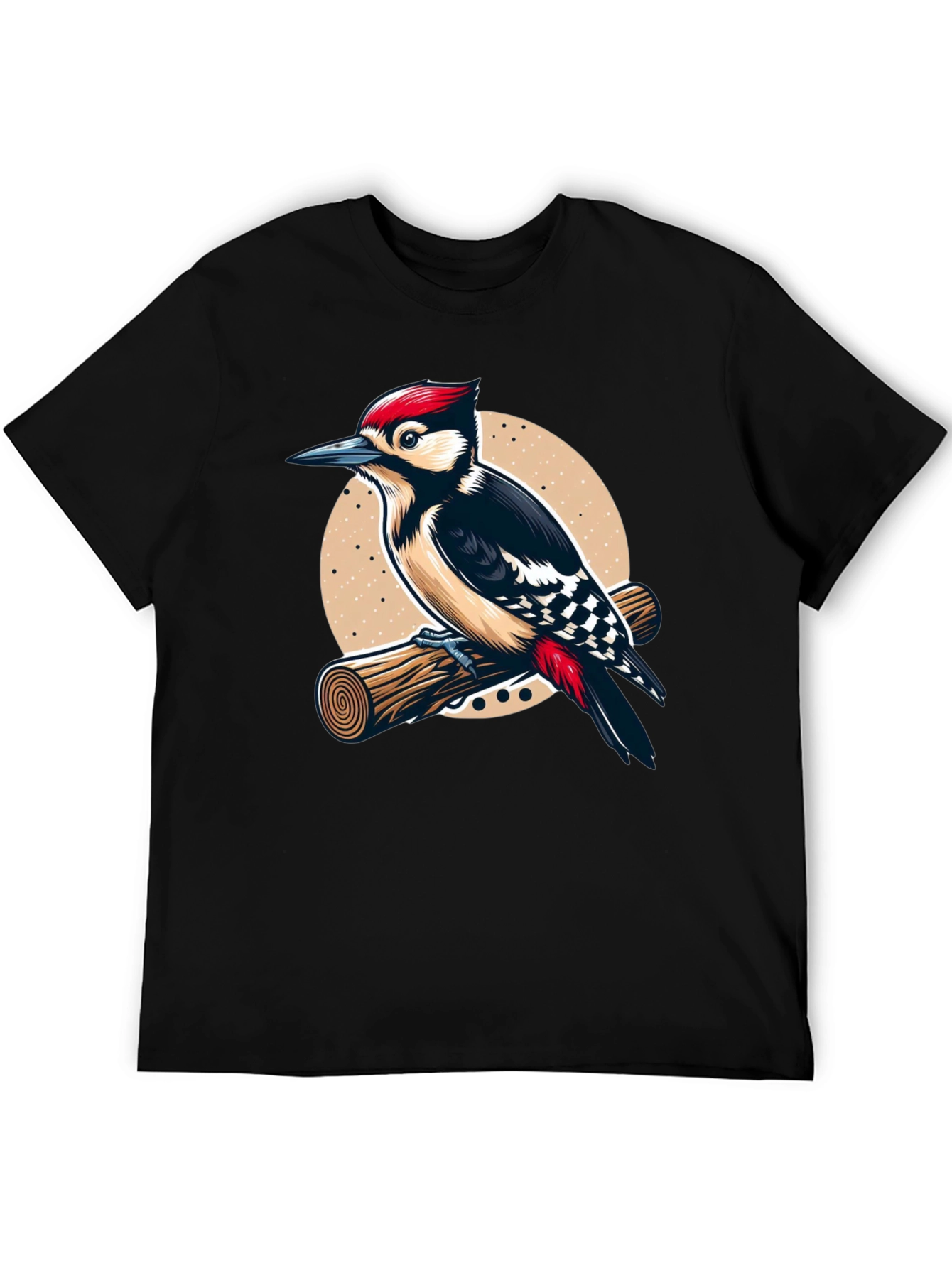 Woodpecker Graphic Tee - Bird Lovers T-Shirt