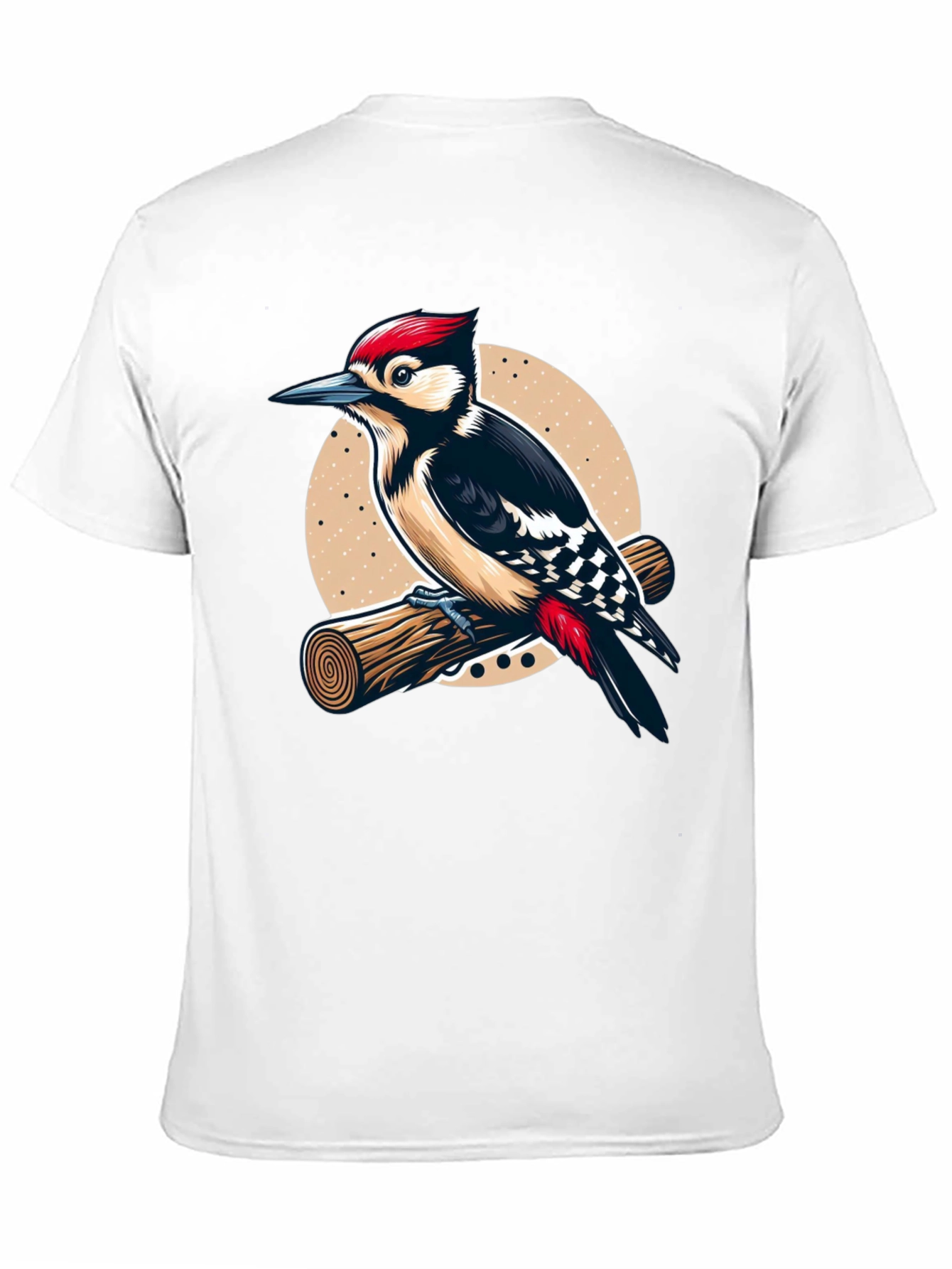 Woodpecker Graphic Tee - Bird Lovers T-Shirt
