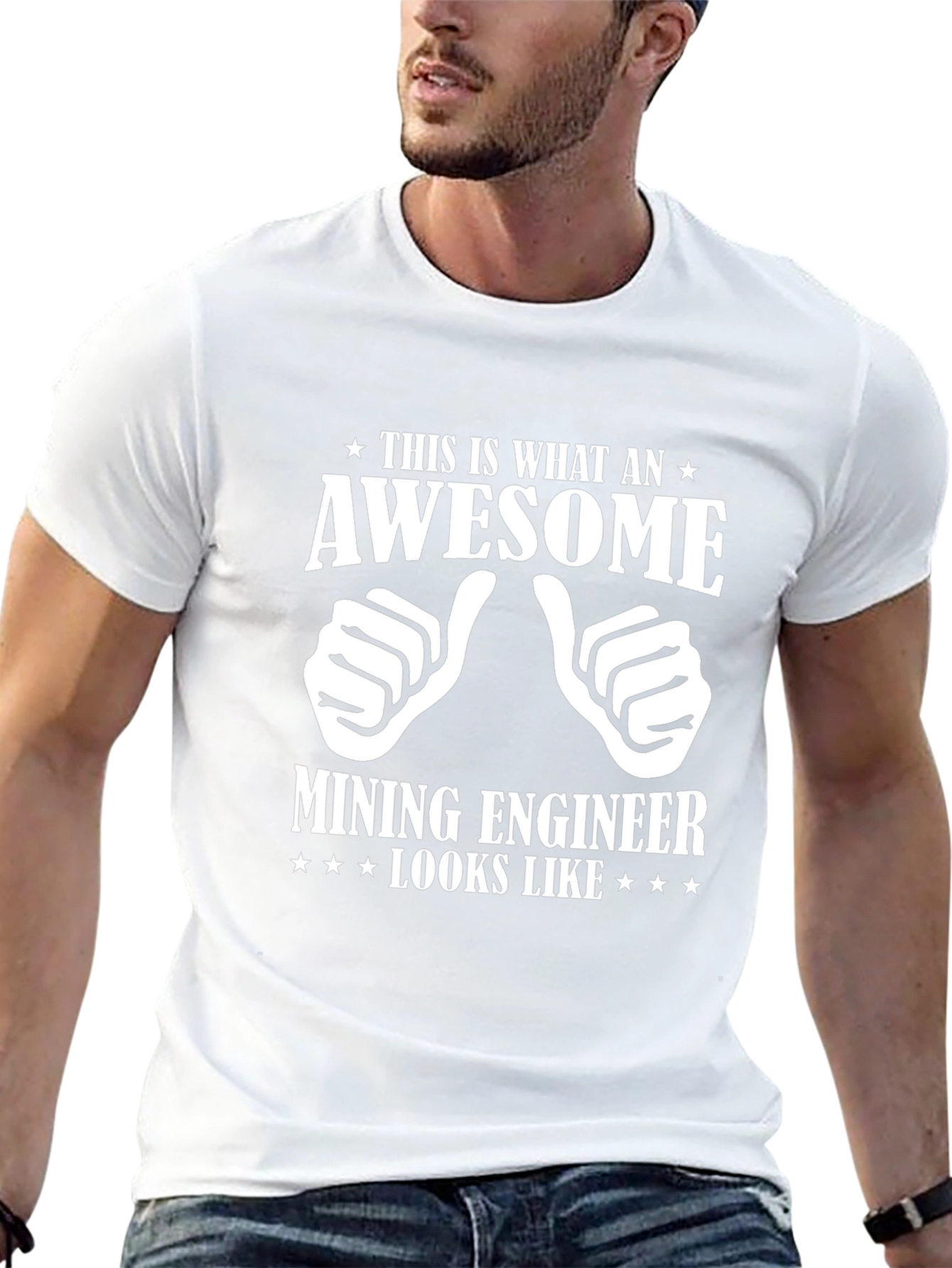 Awesome Mining Engineer Graphic T-Shirt