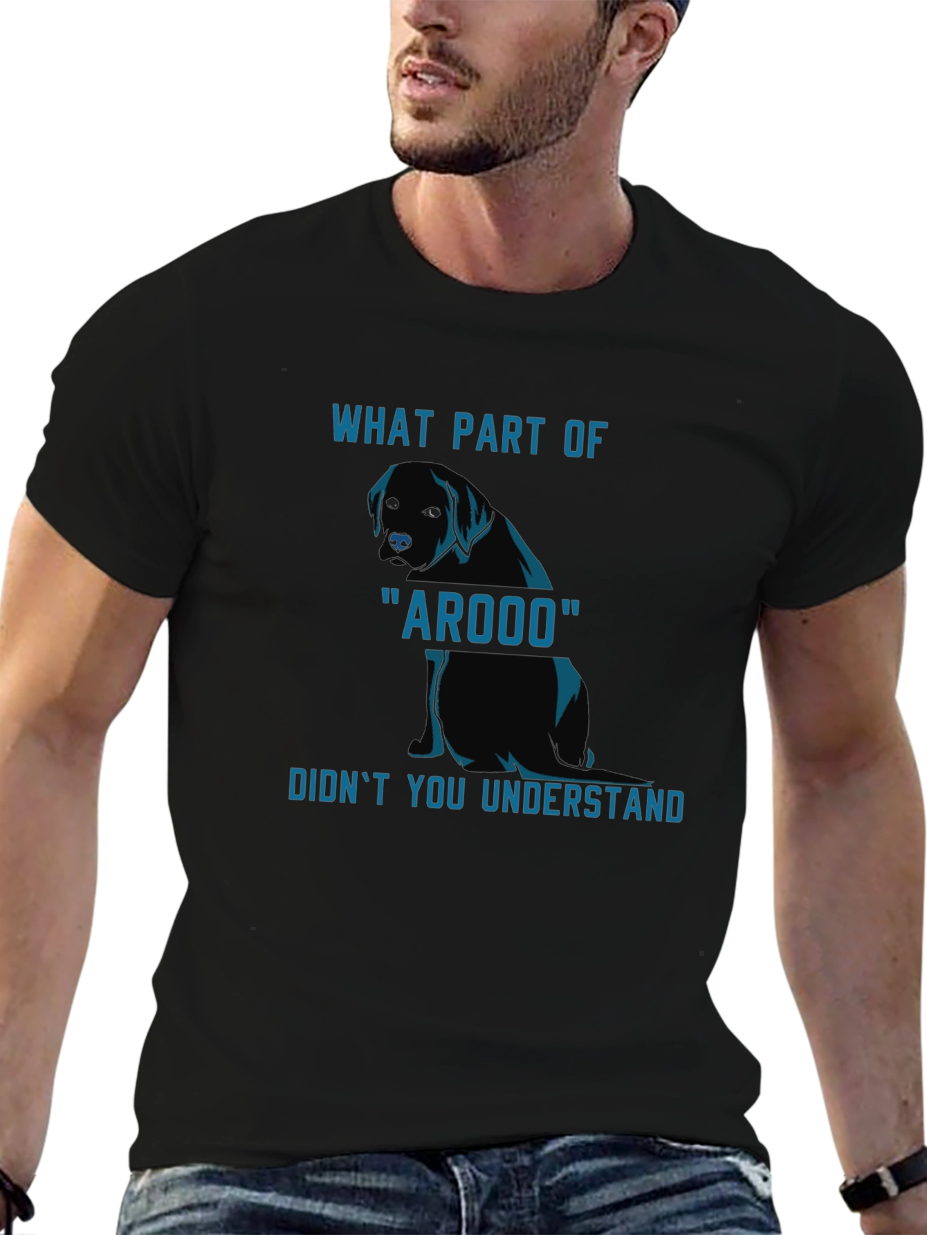 Arooo Dog T-Shirt - Funny Canine Tee