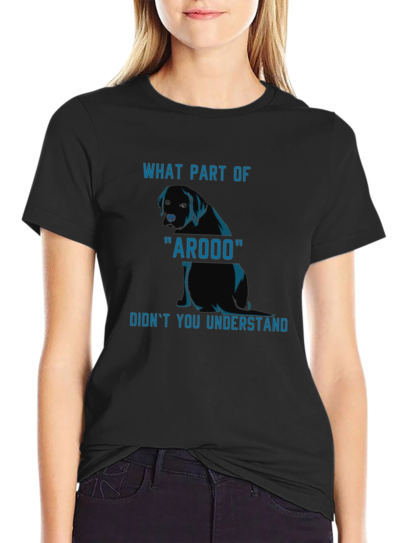 Arooo Dog T-Shirt - Funny Canine Tee