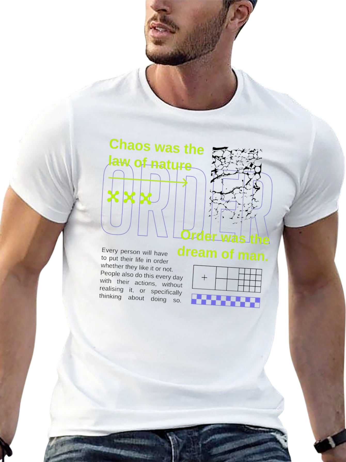 Chaos vs Order Graphic T-Shirt