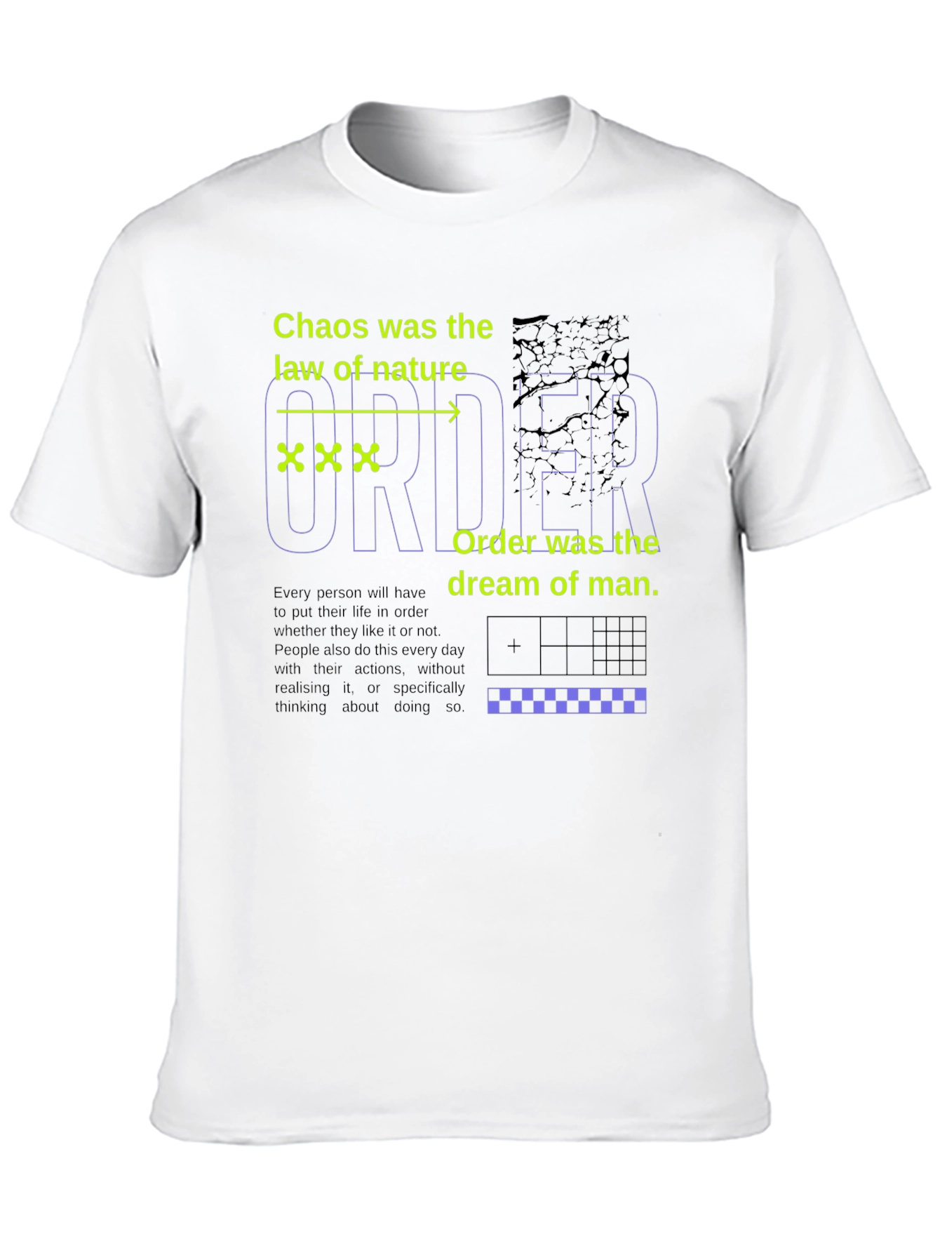 Chaos vs Order Graphic T-Shirt