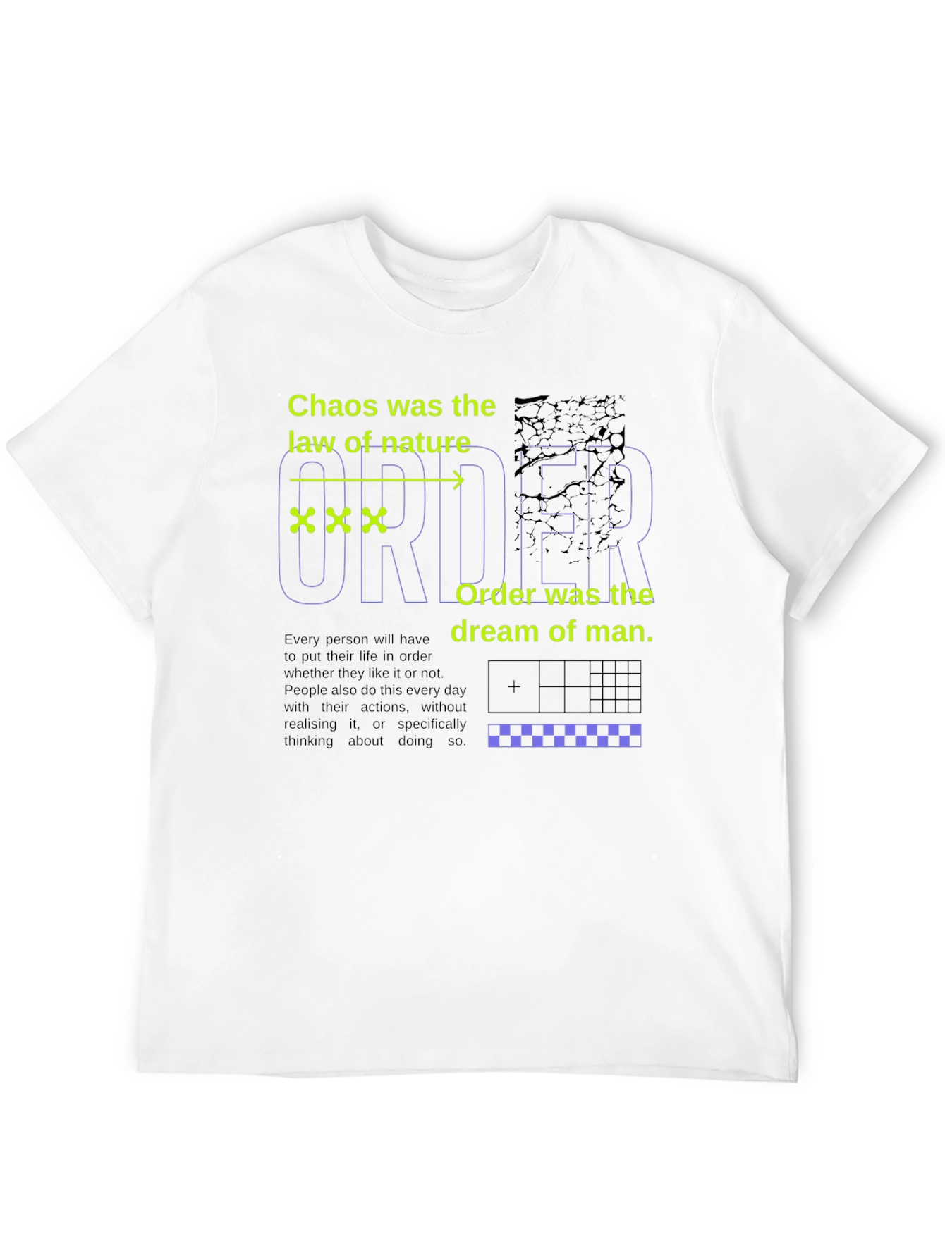 Chaos vs Order Graphic T-Shirt