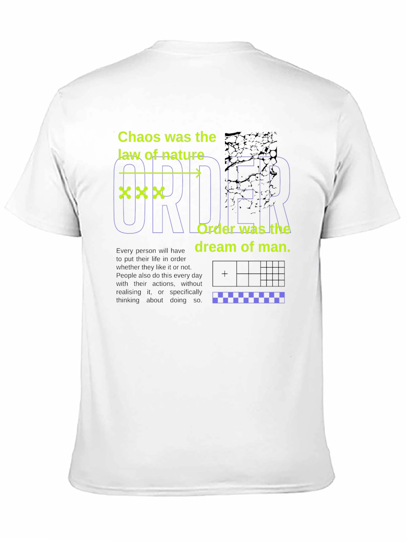 Chaos vs Order Graphic T-Shirt