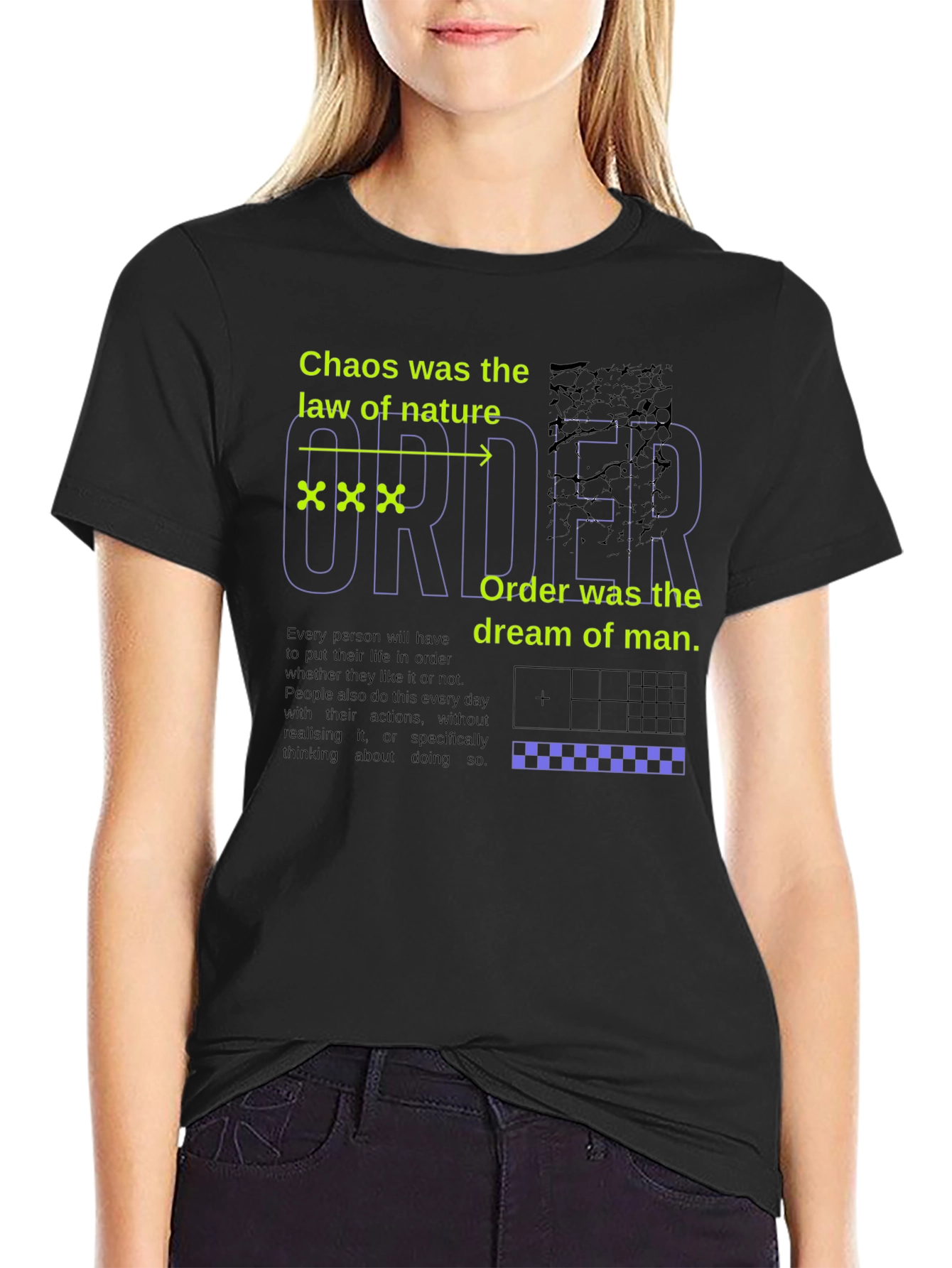 Chaos vs Order Graphic T-Shirt
