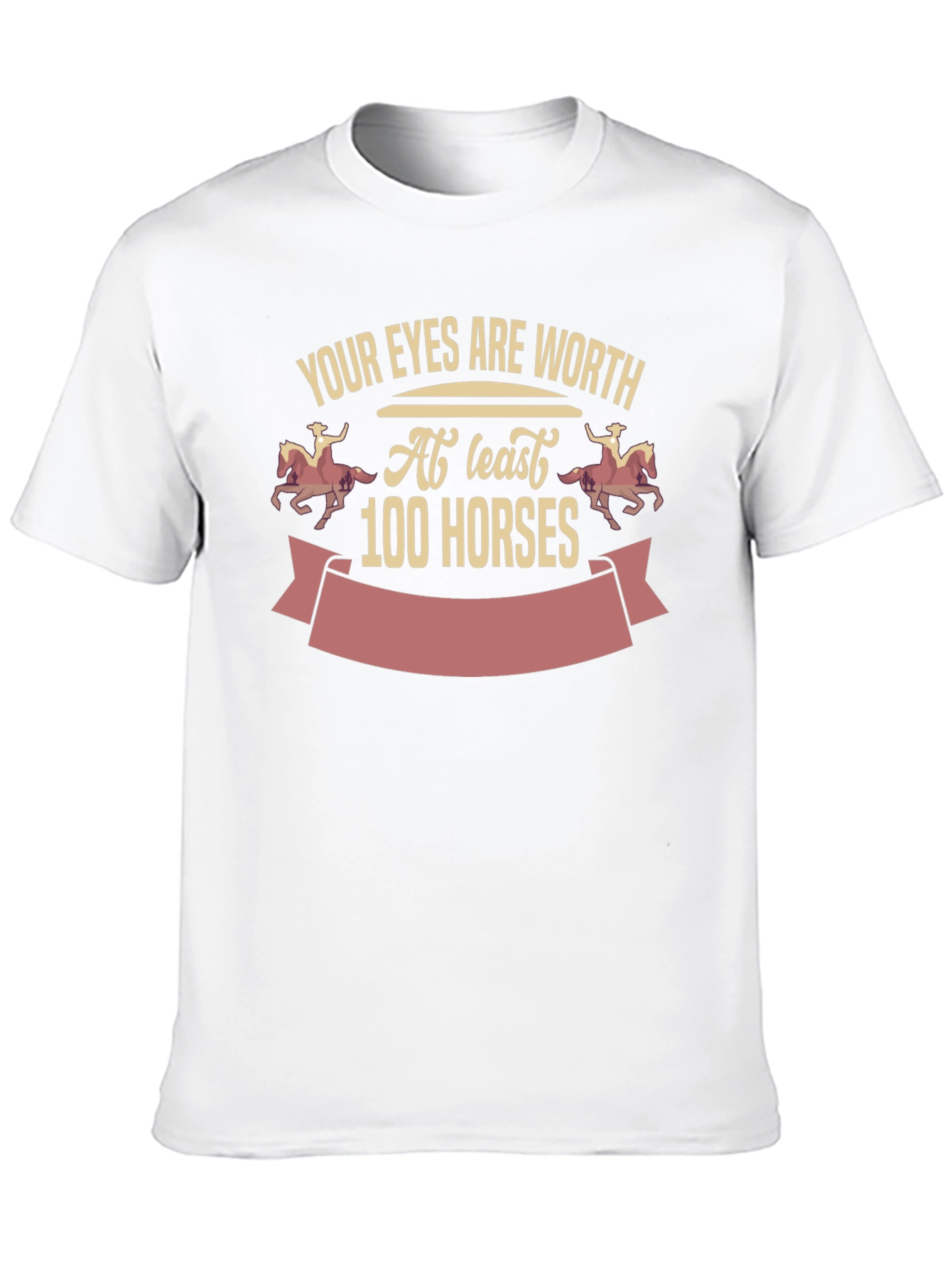 Eyes Worth 100 Horses Graphic Tee