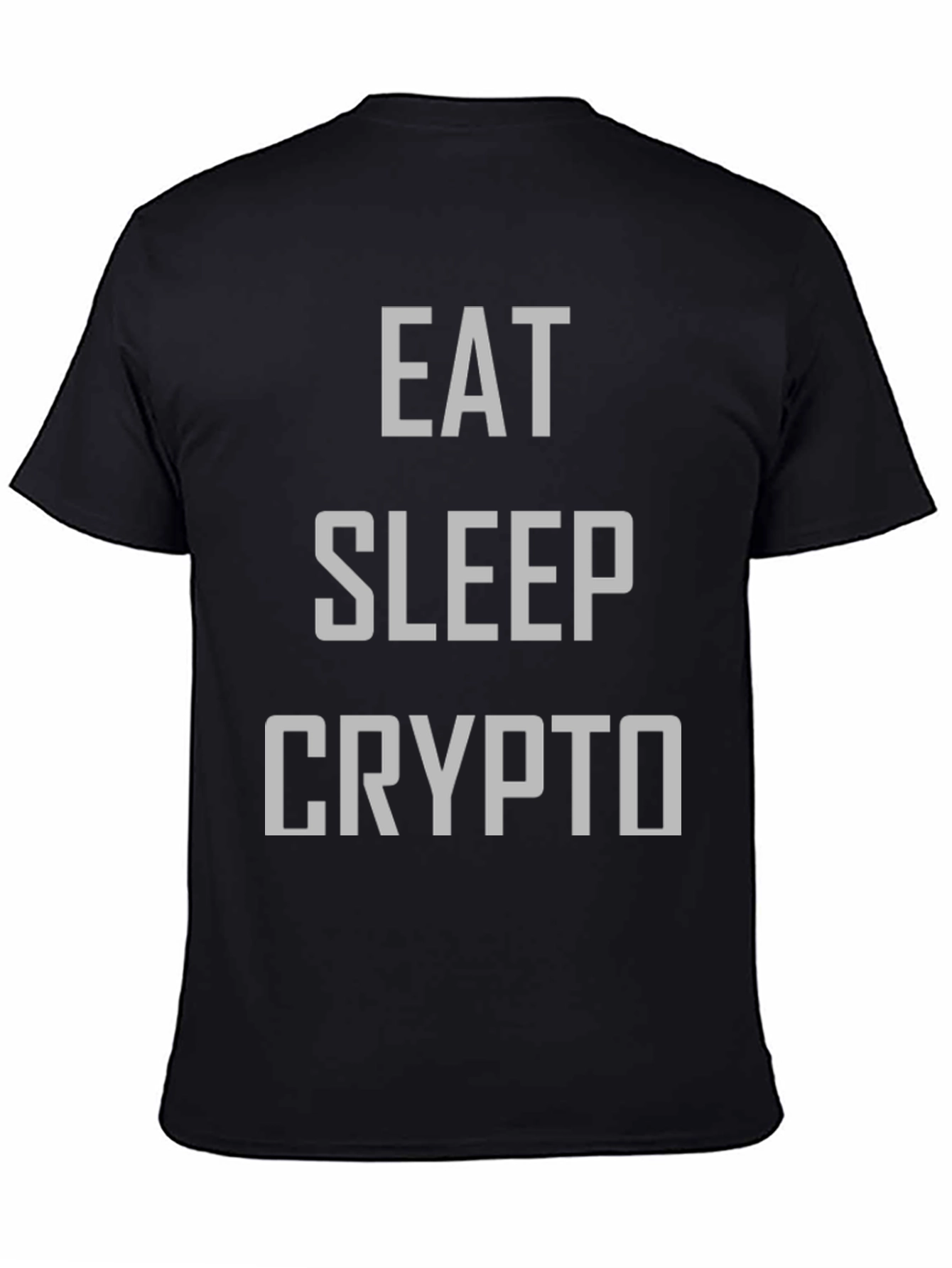 Eat Sleep Crypto T-Shirt - Black Graphic Tee