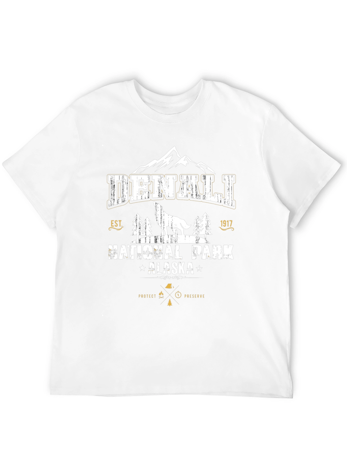 Denali National Park Black T-Shirt