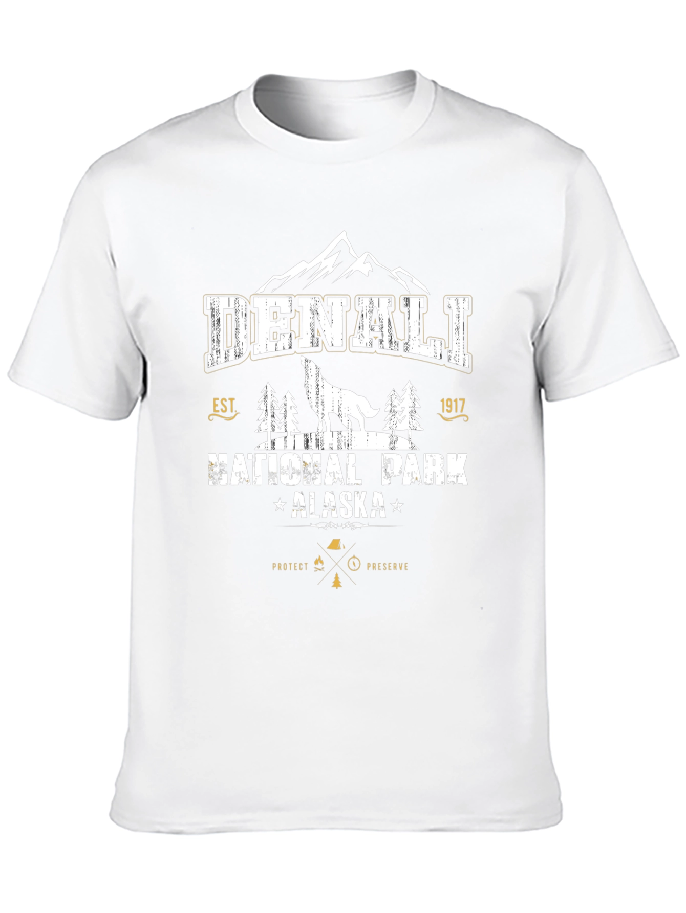 Denali National Park Black T-Shirt