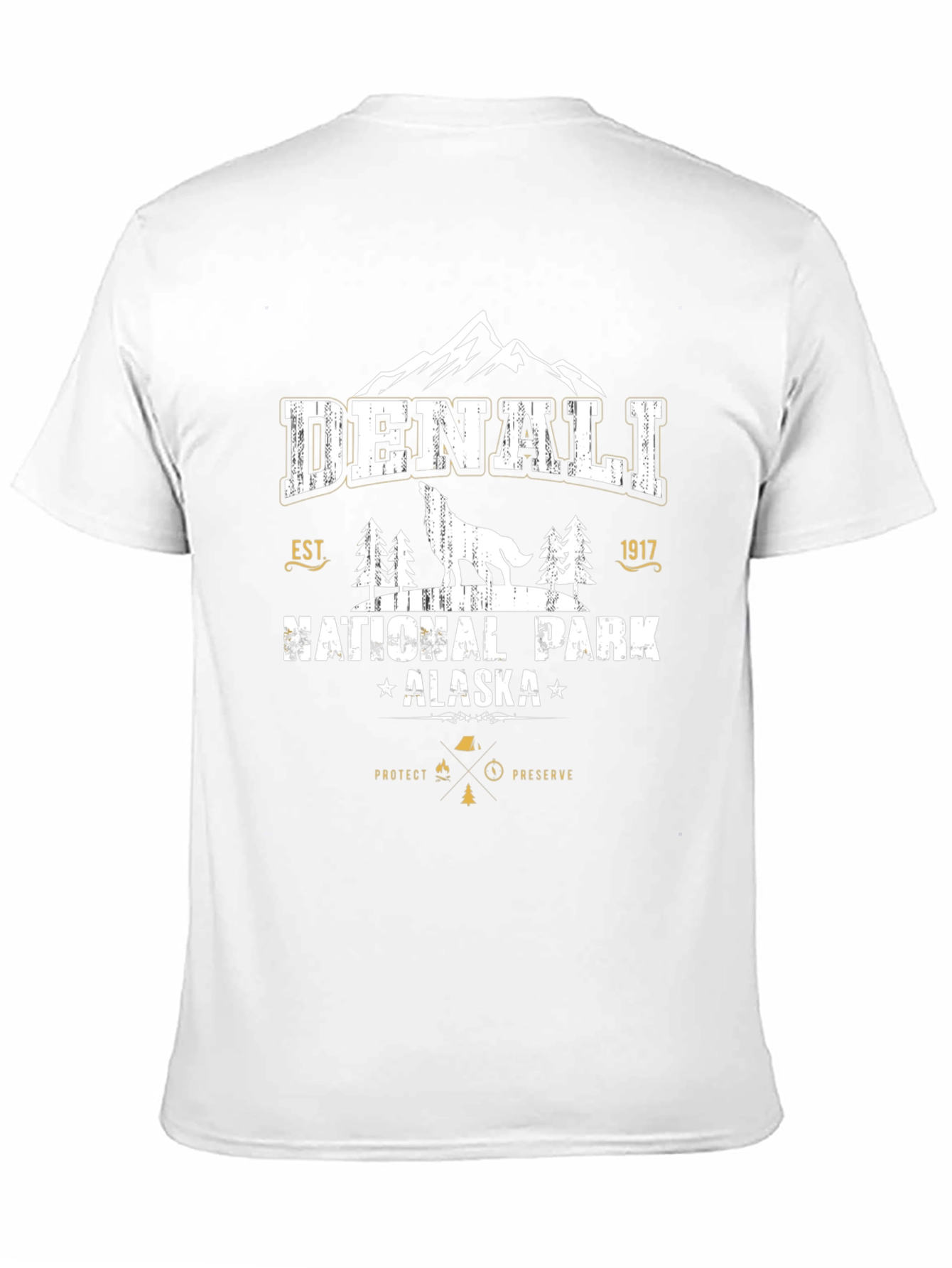 Denali National Park Black T-Shirt