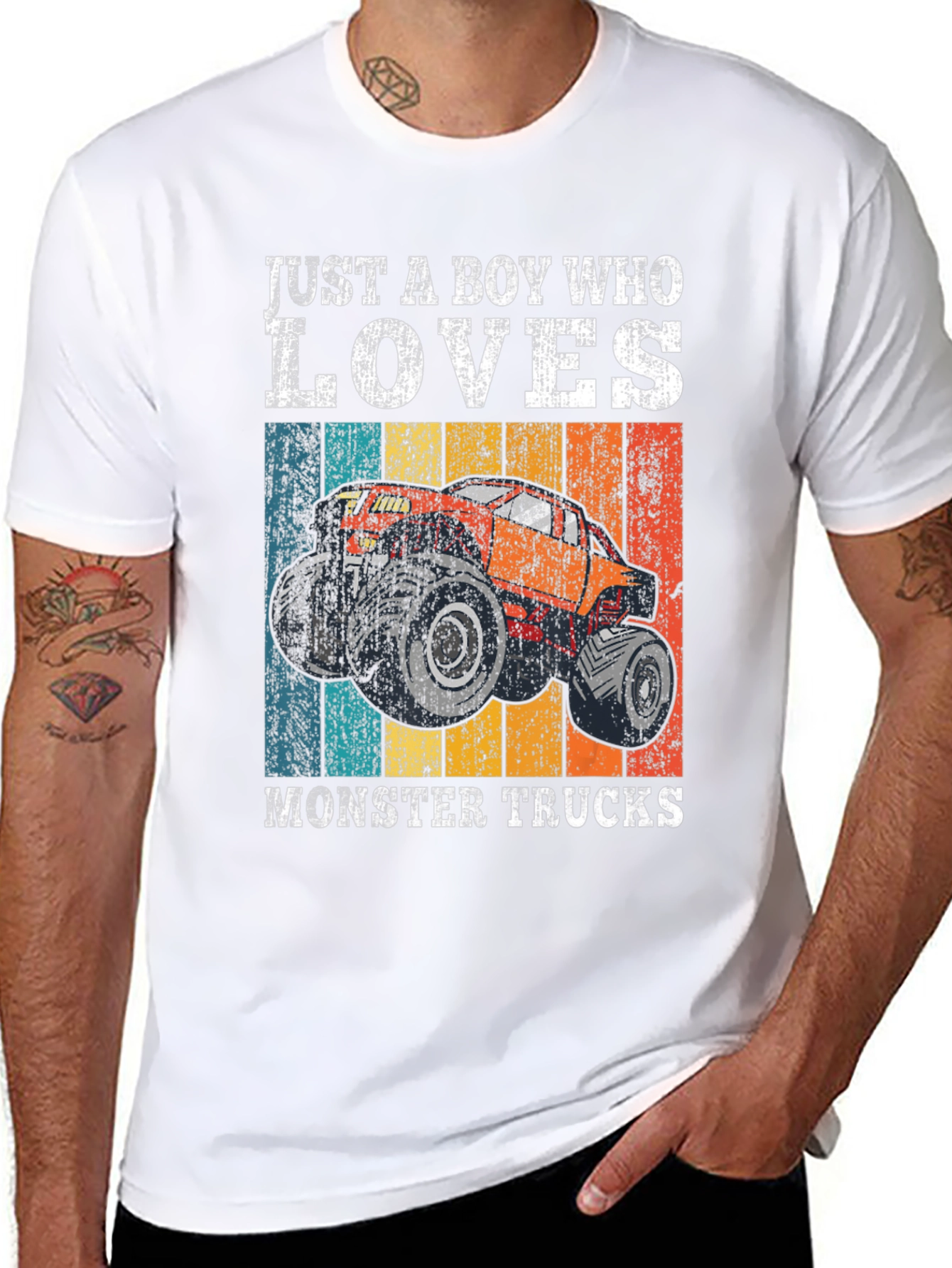 Monster Truck Lover Graphic Tee