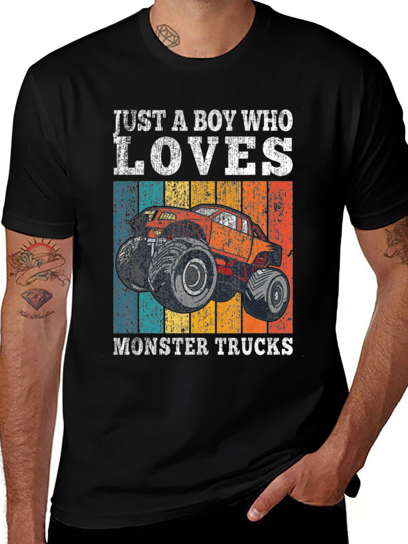 Monster Truck Lover Graphic Tee
