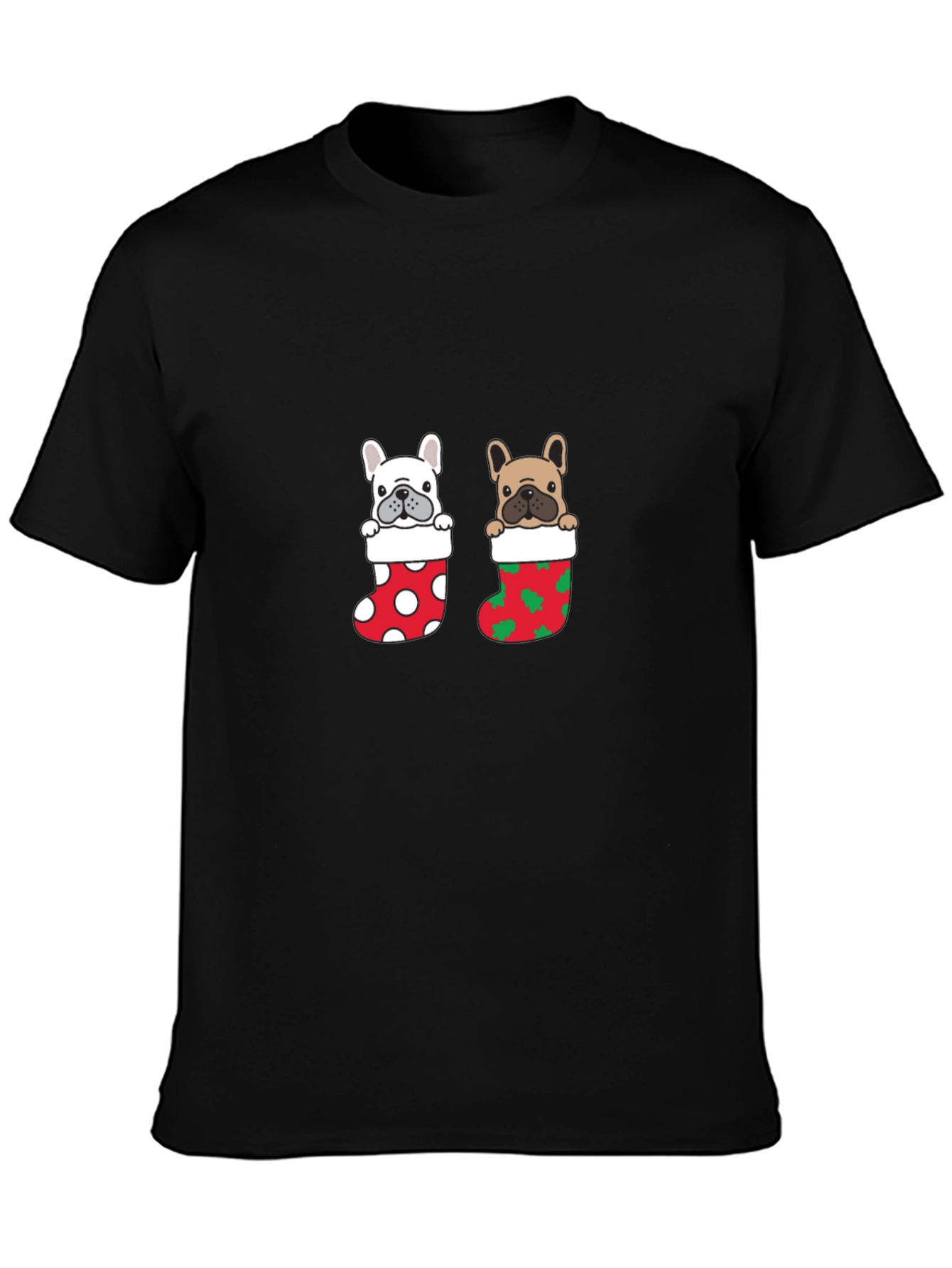 French Bulldog Christmas Stocking T-Shirt