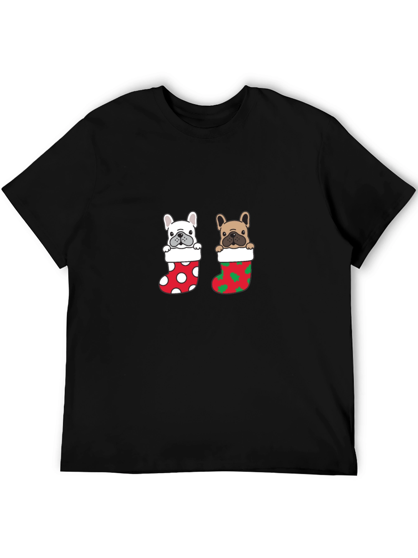 French Bulldog Christmas Stocking T-Shirt