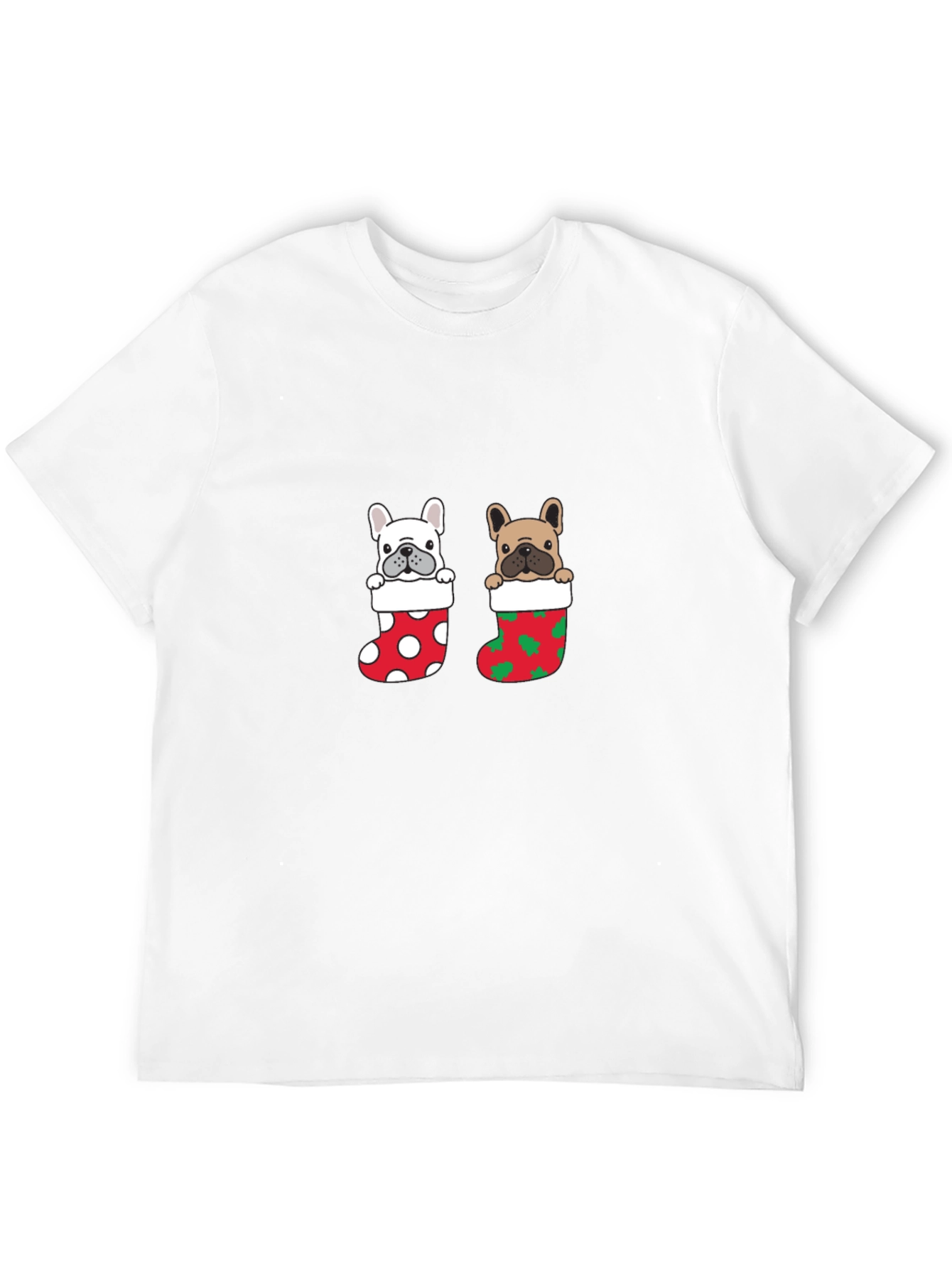 French Bulldog Christmas Stocking T-Shirt