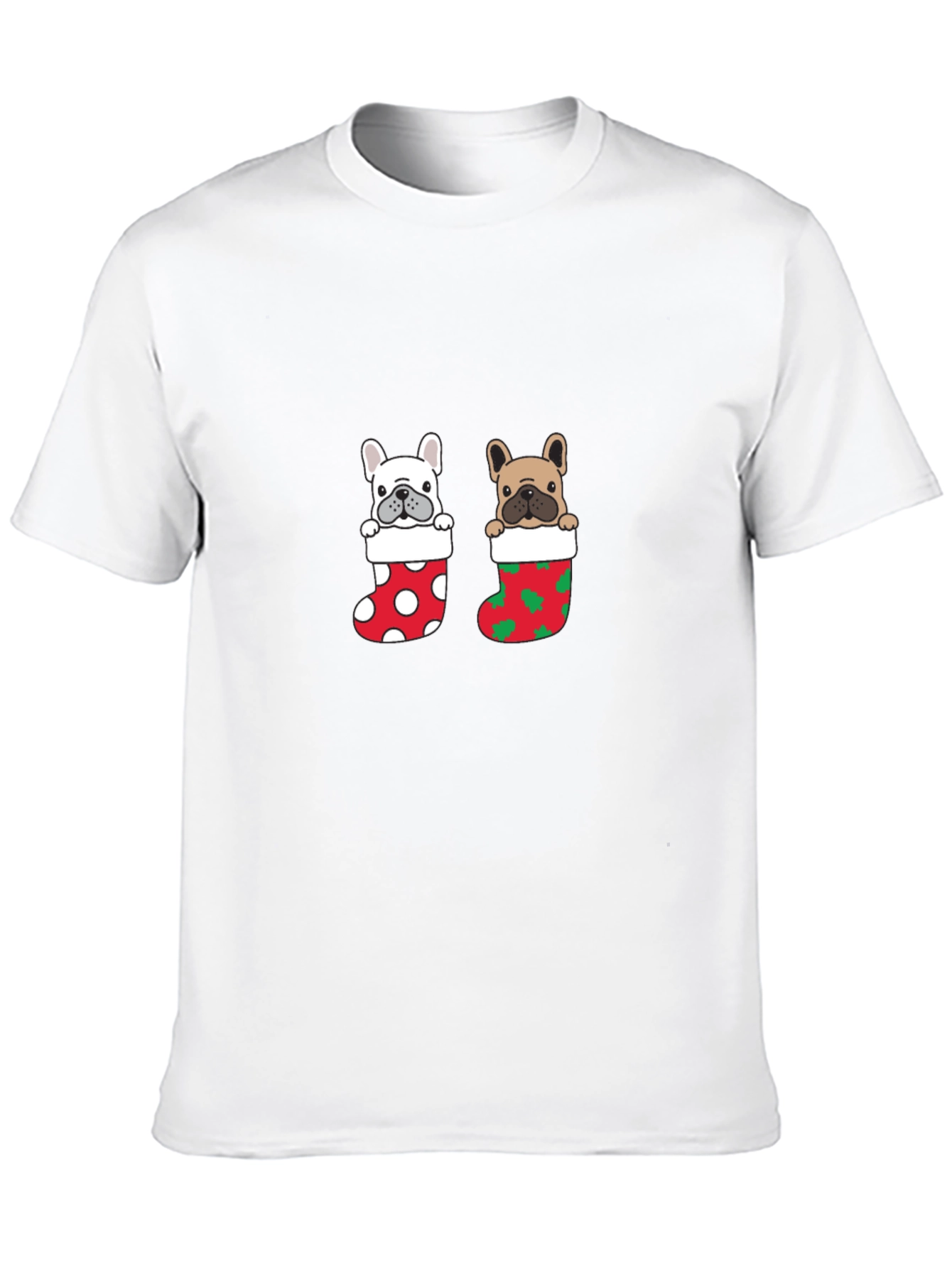 French Bulldog Christmas Stocking T-Shirt