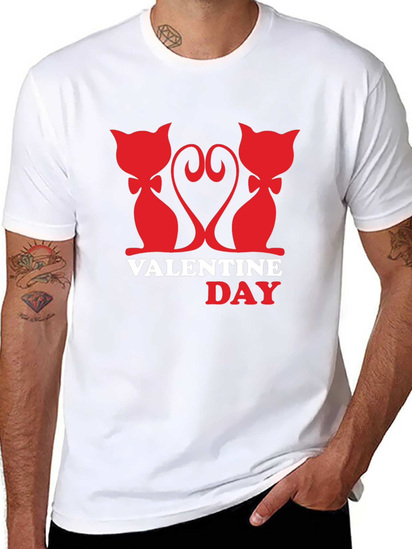 Valentines Day Cat Lover T-Shirt