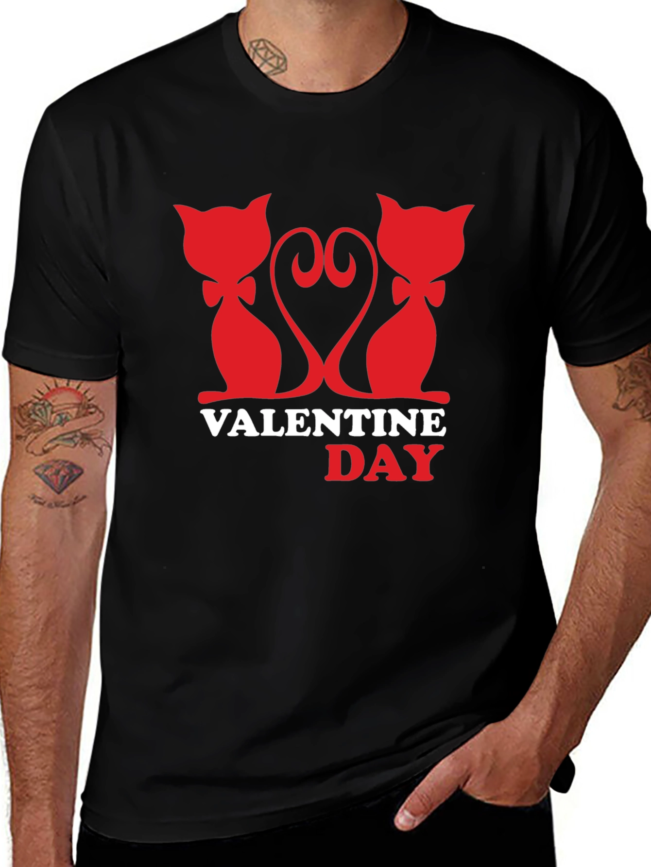 Valentines Day Cat Lover T-Shirt