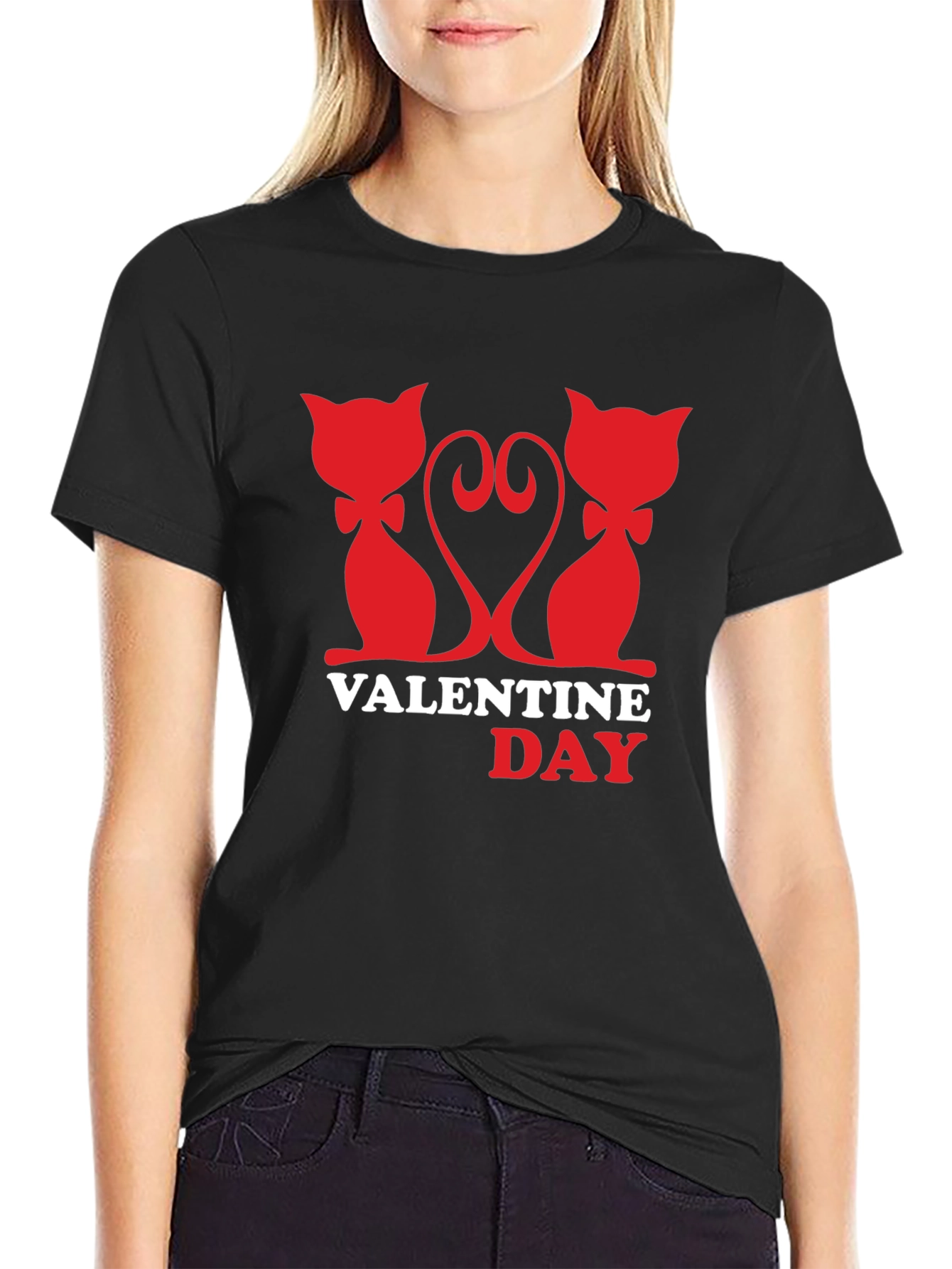Valentines Day Cat Lover T-Shirt