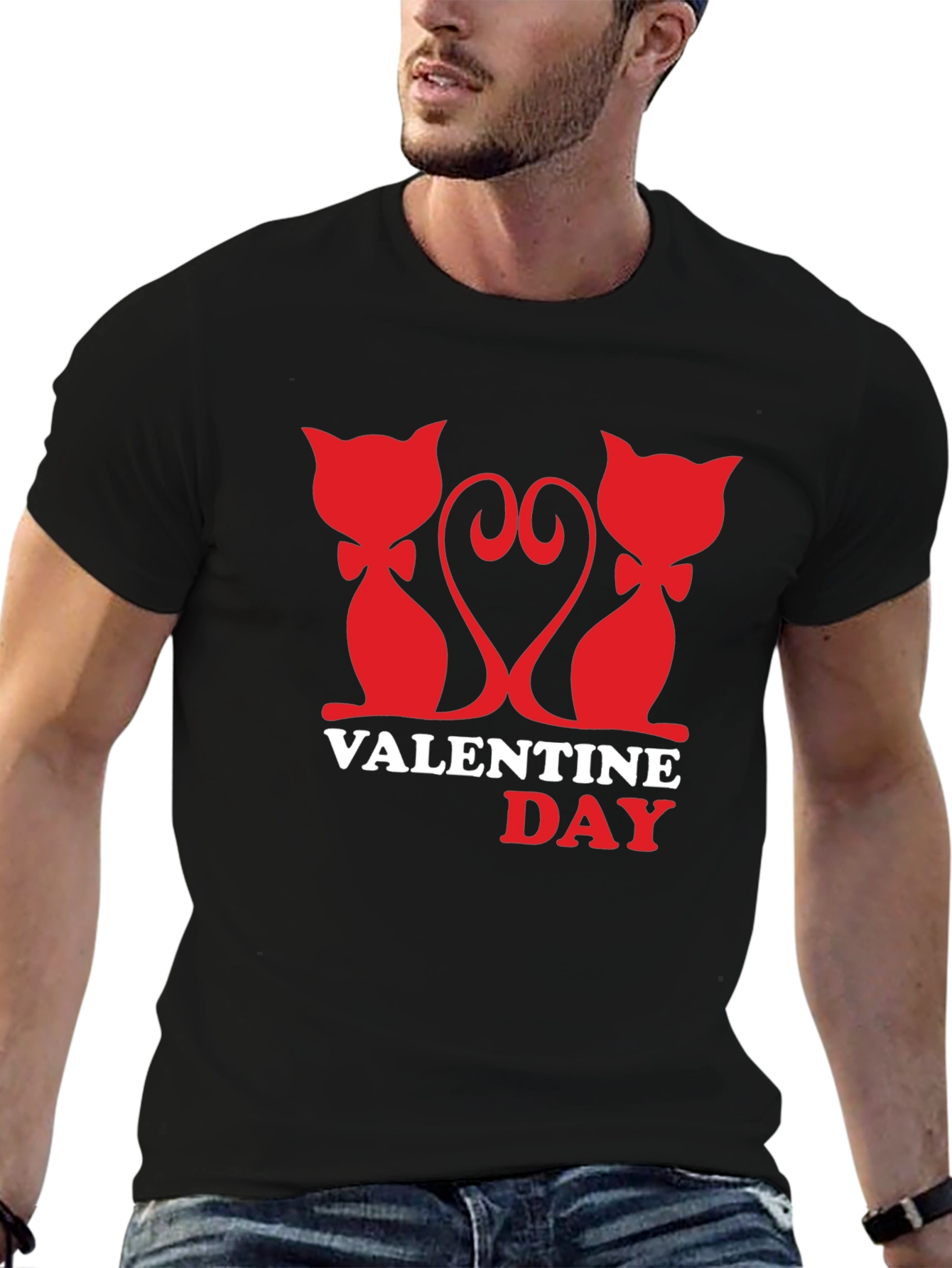 Valentines Day Cat Lover T-Shirt
