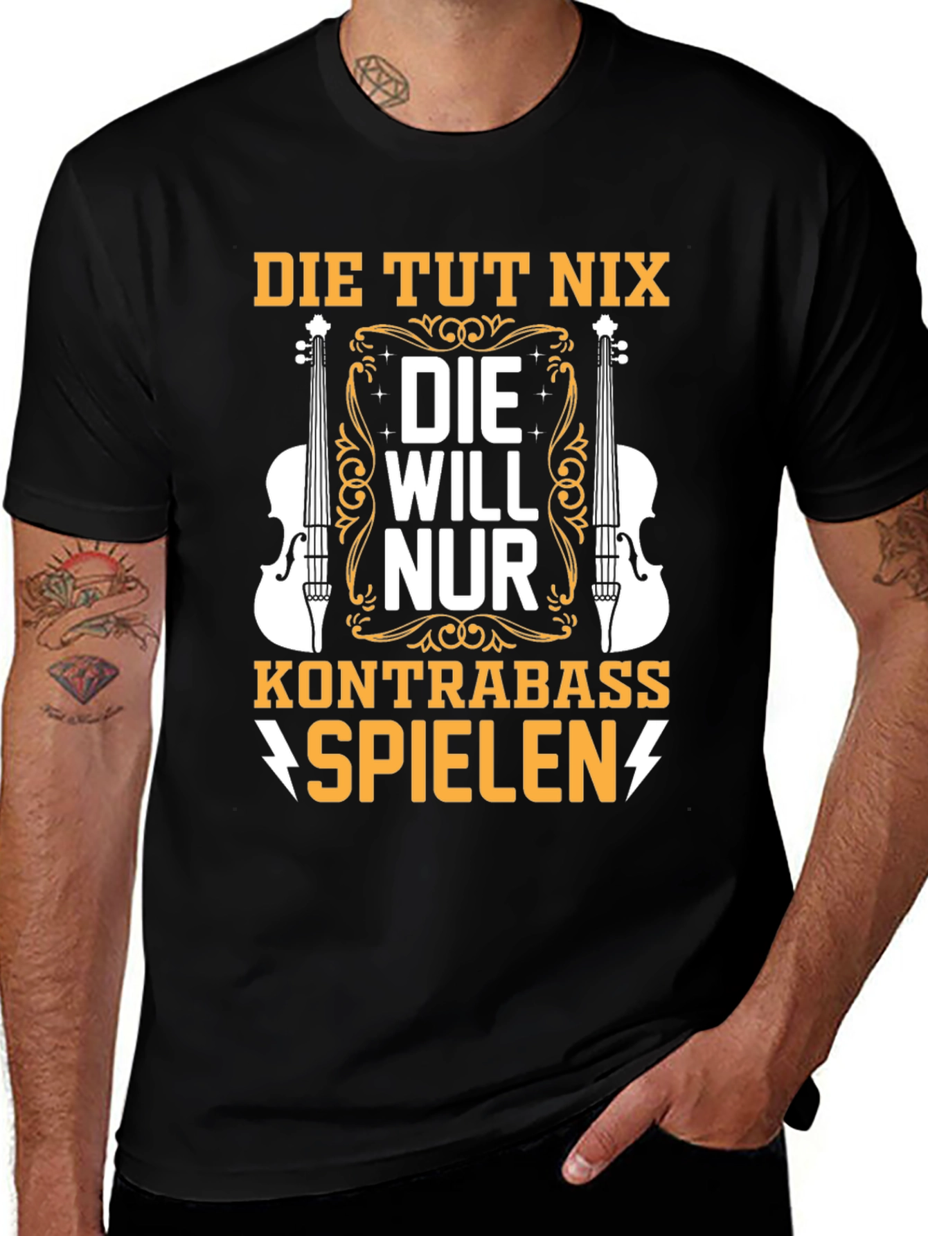 Die Tut Nix Kontrabass T-Shirt