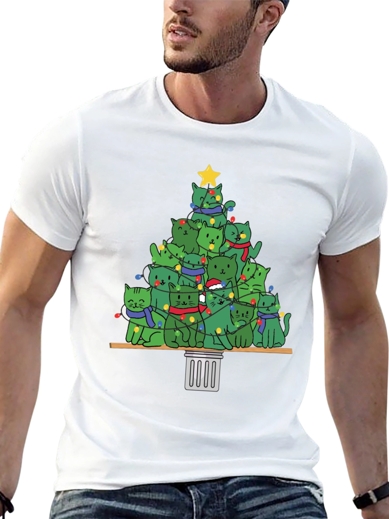 Christmas Cat Tree T-Shirt