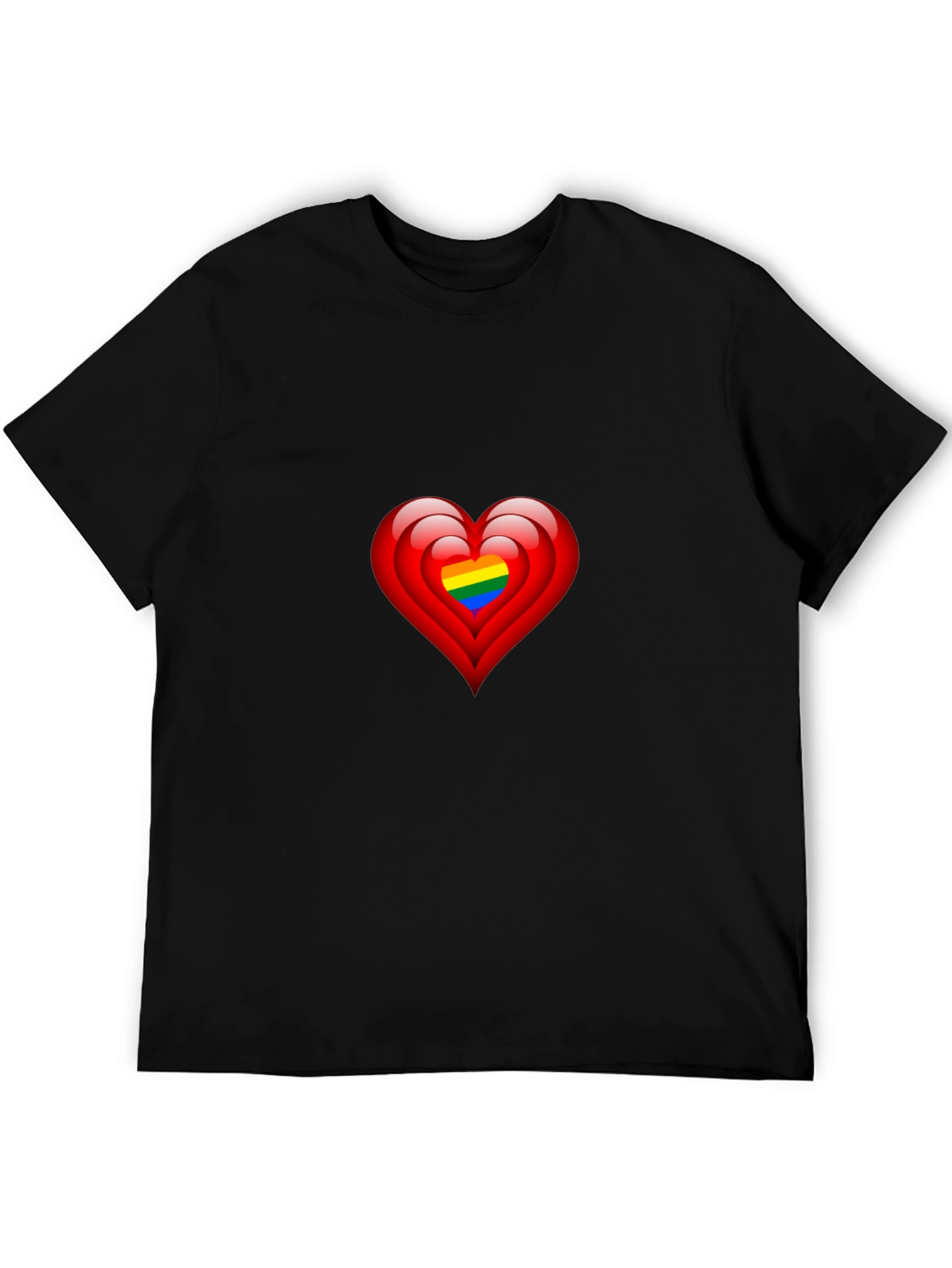 Heart within Hearts LGBTQ+ Graphic Tee